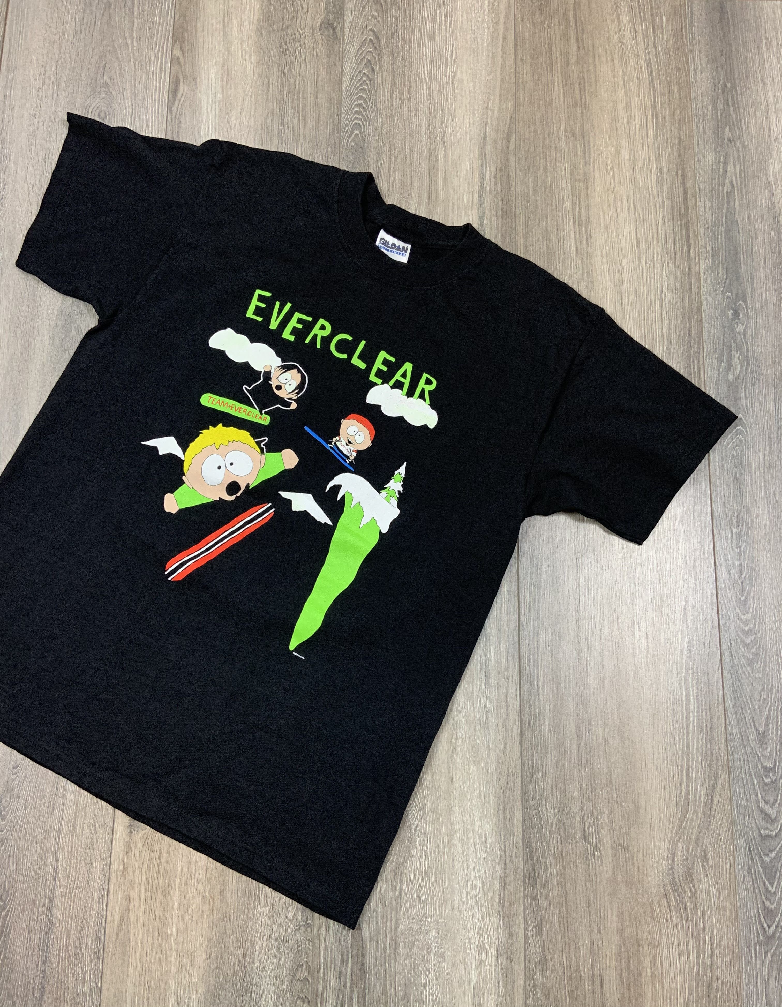【古着】EVER CLEAR バンドTシャツ　south park 古着】EVER CLEAR バンドTシャツ south park トップス
