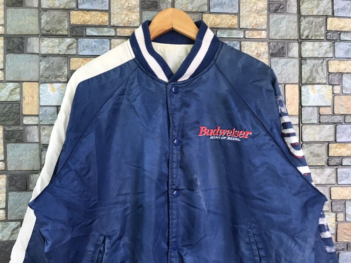 Budweiser × Vintage Vintage Budweiser King Of Beer Varsity Jacket Size US L / EU 52-54 / 3 - 5 Thumbnail