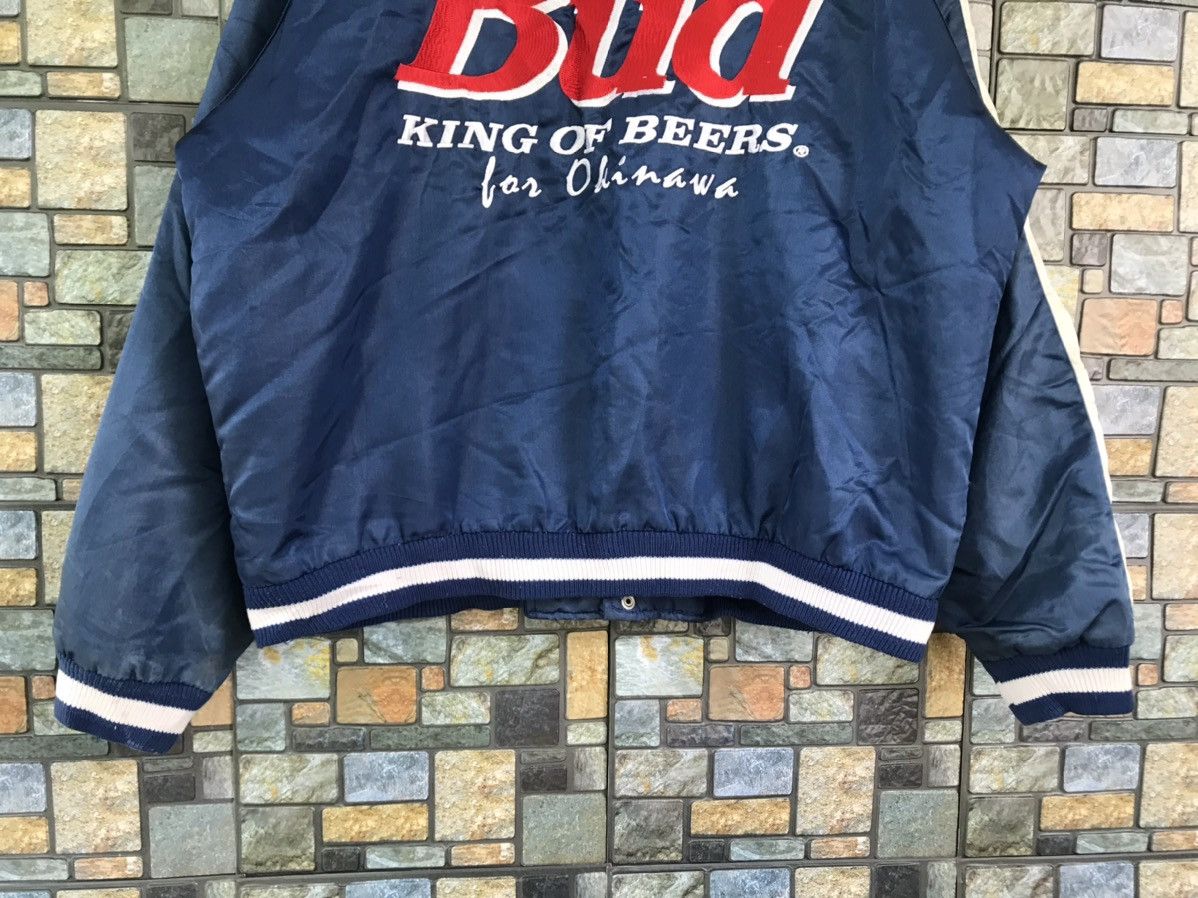 Budweiser × Vintage Vintage Budweiser King Of Beer Varsity Jacket Size US L / EU 52-54 / 3 - 4 Thumbnail