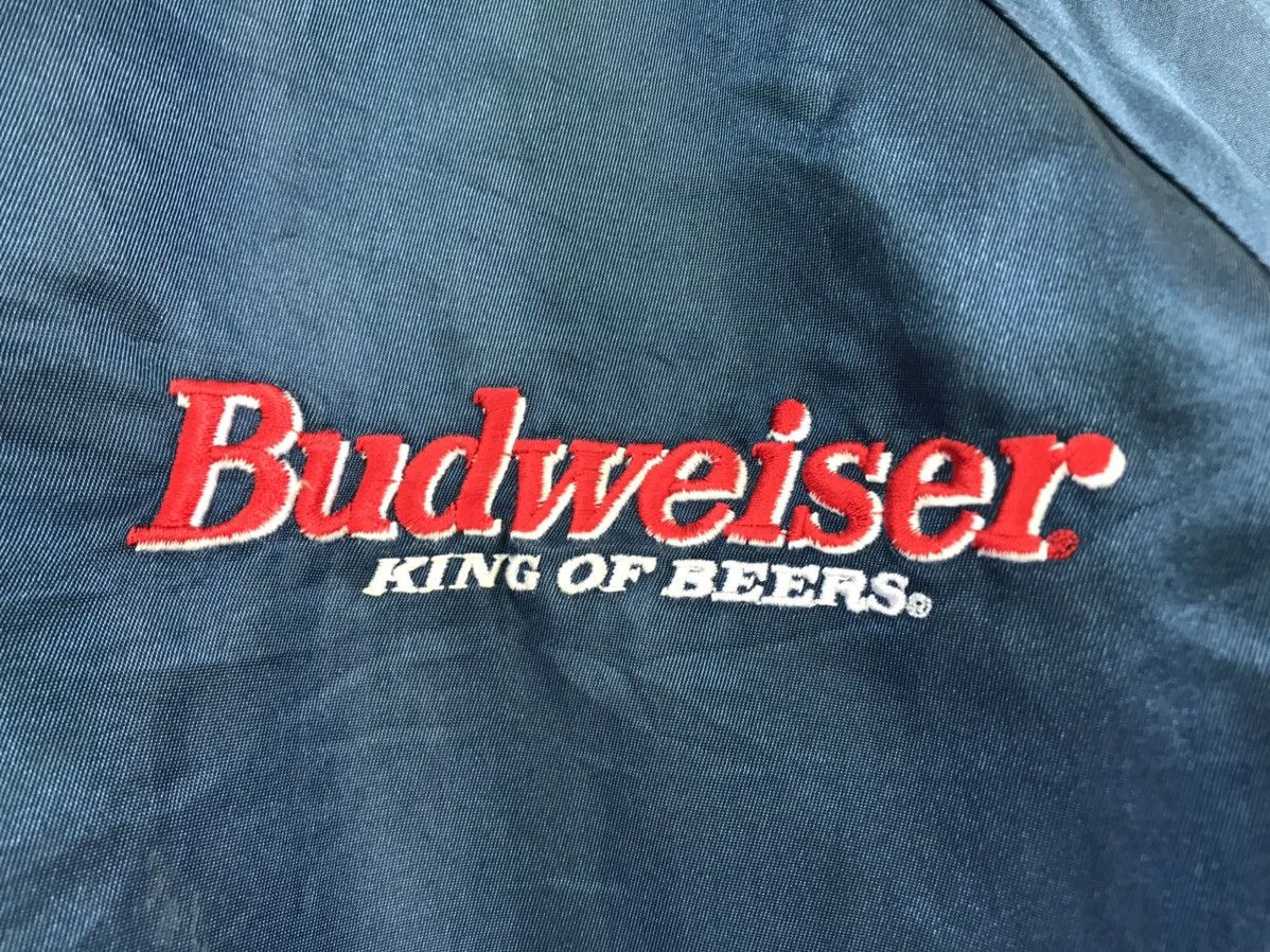 Budweiser × Vintage Vintage Budweiser King Of Beer Varsity Jacket Size US L / EU 52-54 / 3 - 9 Thumbnail