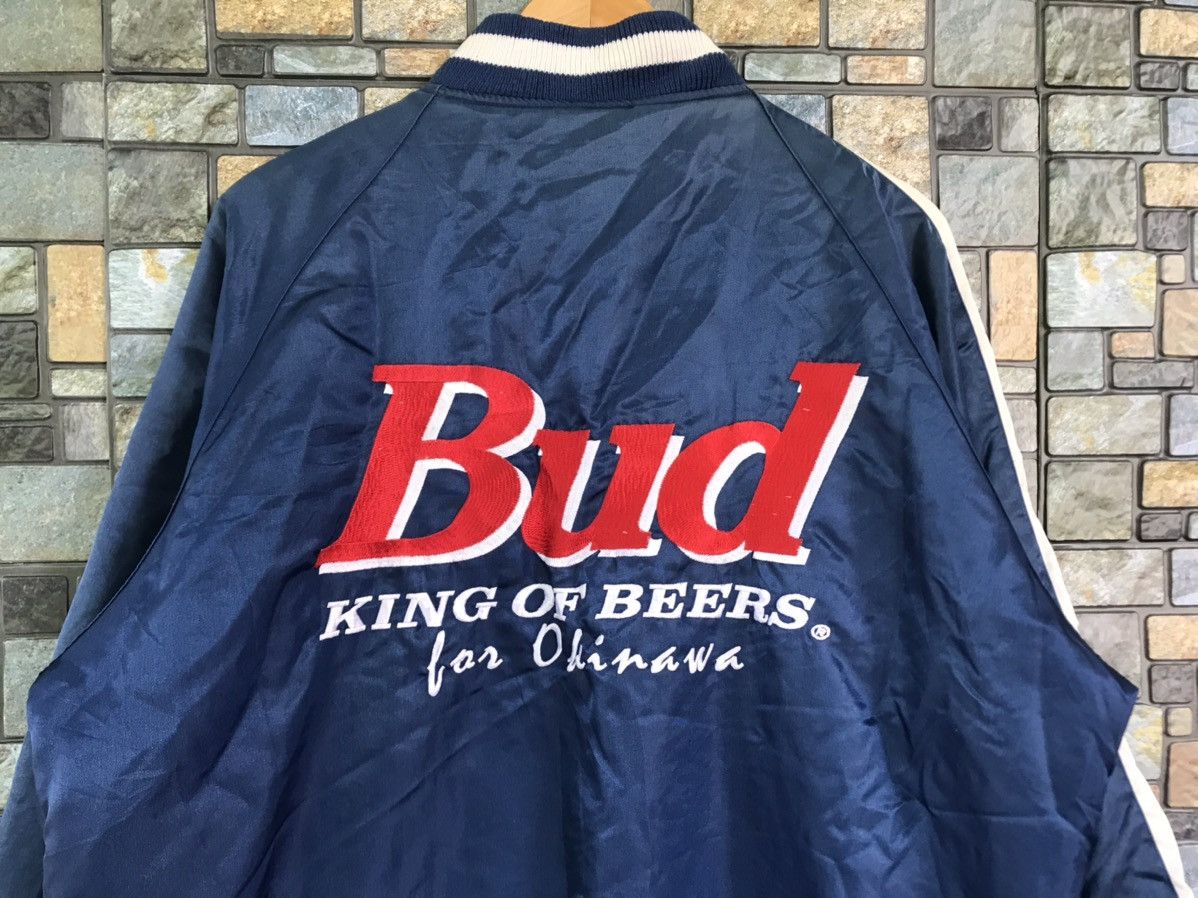 Budweiser × Vintage Vintage Budweiser King Of Beer Varsity Jacket Size US L / EU 52-54 / 3 - 3 Thumbnail