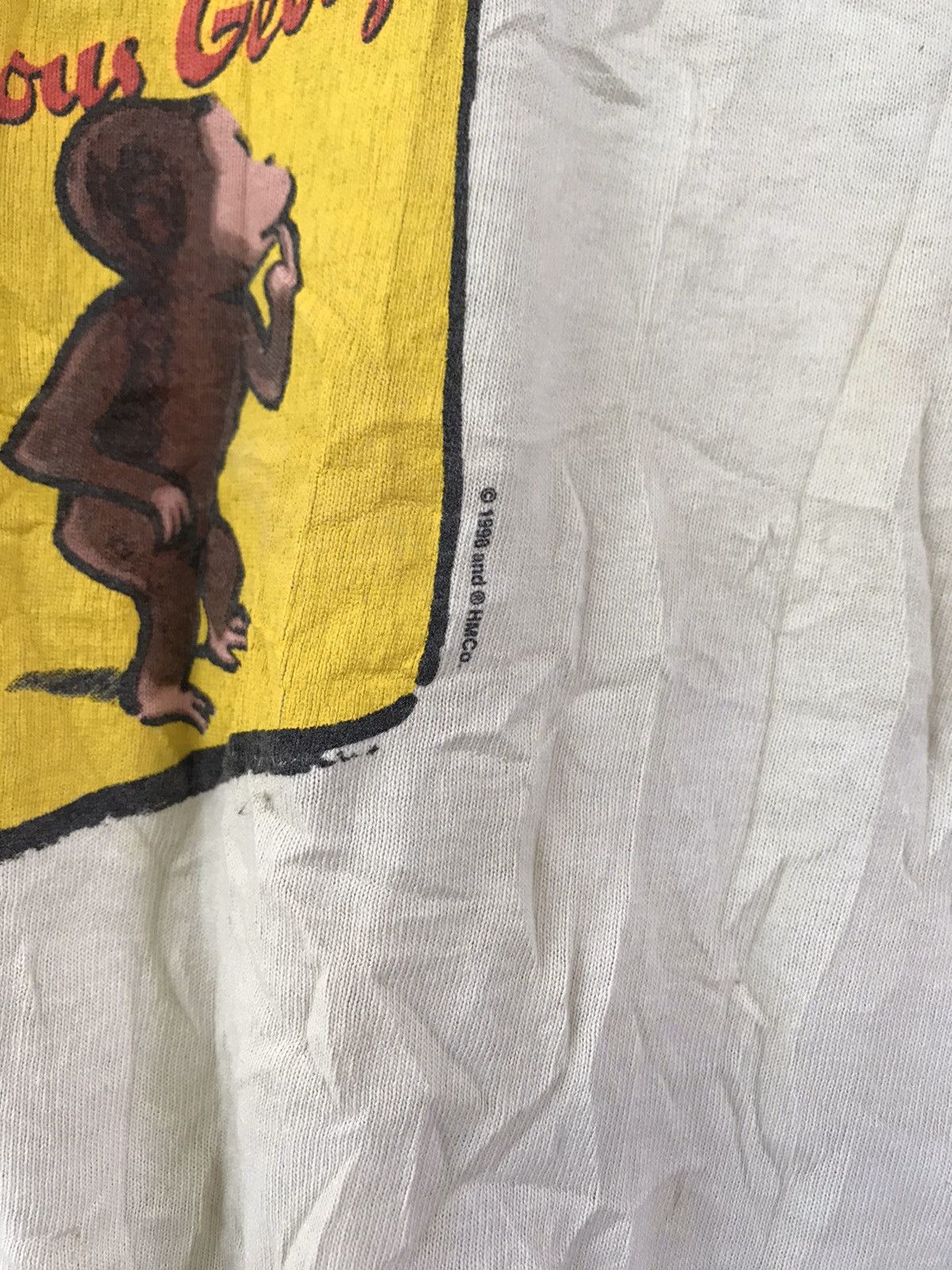 Cartoon Network × Vintage Vintage CURIOUS GEORGE American Animated Series Tee Size US L / EU 52-54 / 3 - 6 Thumbnail