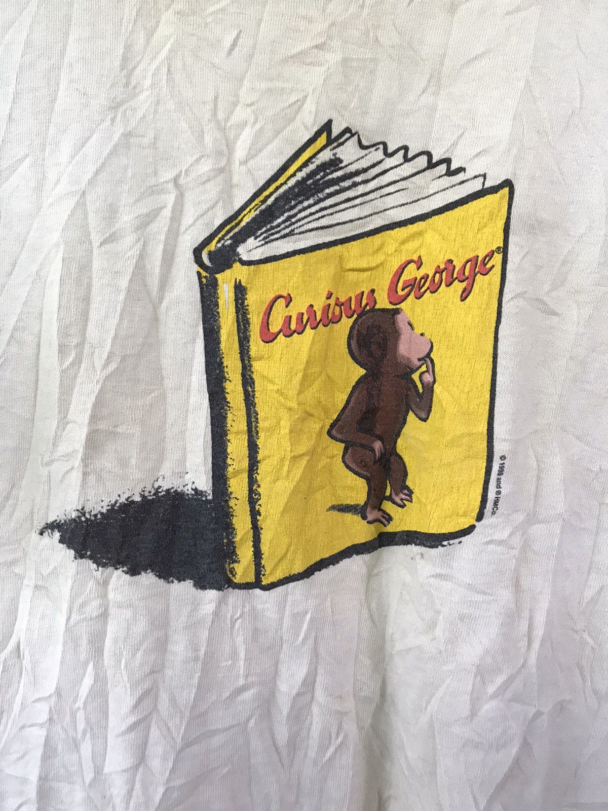 Cartoon Network × Vintage Vintage CURIOUS GEORGE American Animated Series Tee Size US L / EU 52-54 / 3 - 5 Thumbnail