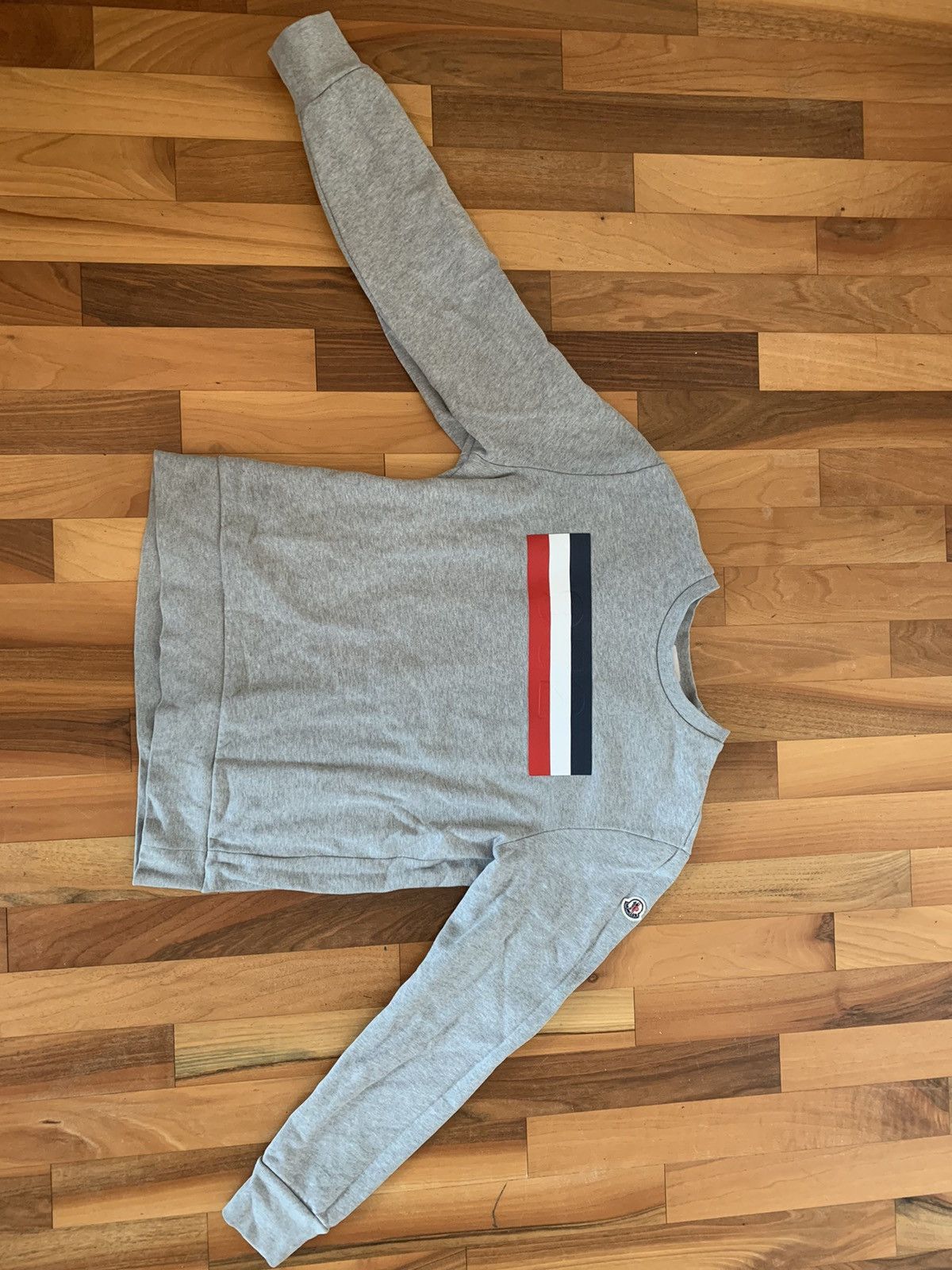Moncler Moncler 952 flag sweatshirt grey Size US M / EU 48-50 / 2 - 1 Thumbnail