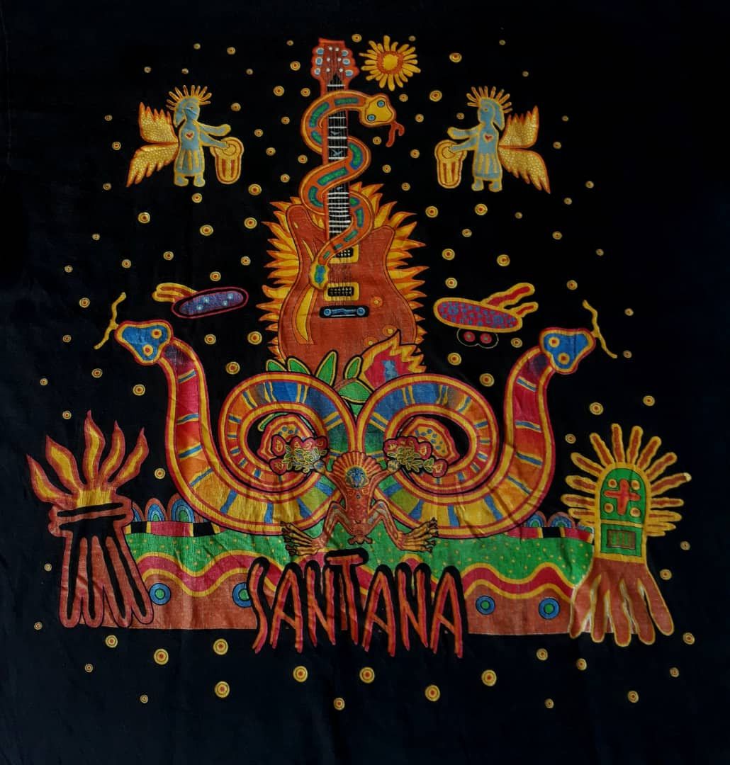 Band Tees × Vintage Vintage 1996 SANTANA BAND CARLOS SANTANA Size US XL / EU 56 / 4 - 2 Thumbnail