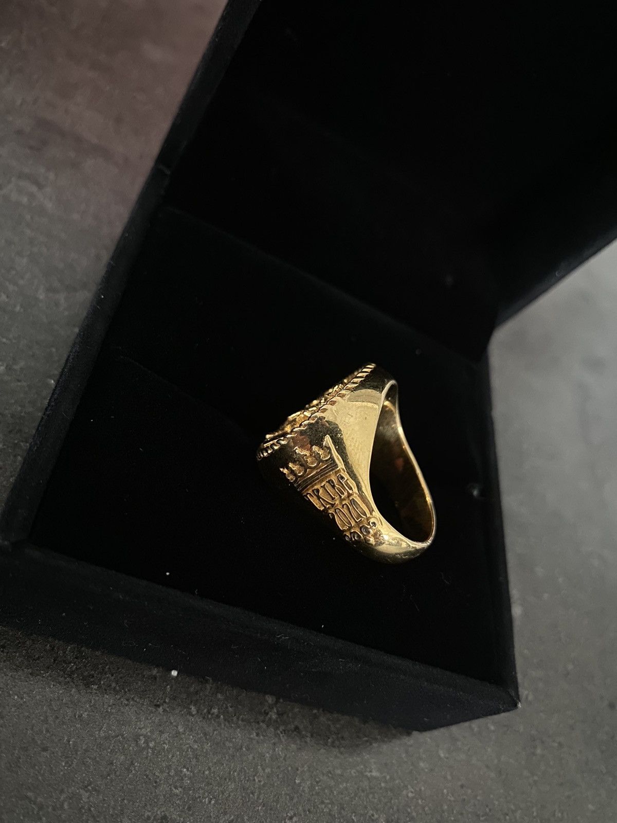 Stussy 40th Anniversary Gold IST Ring | Grailed