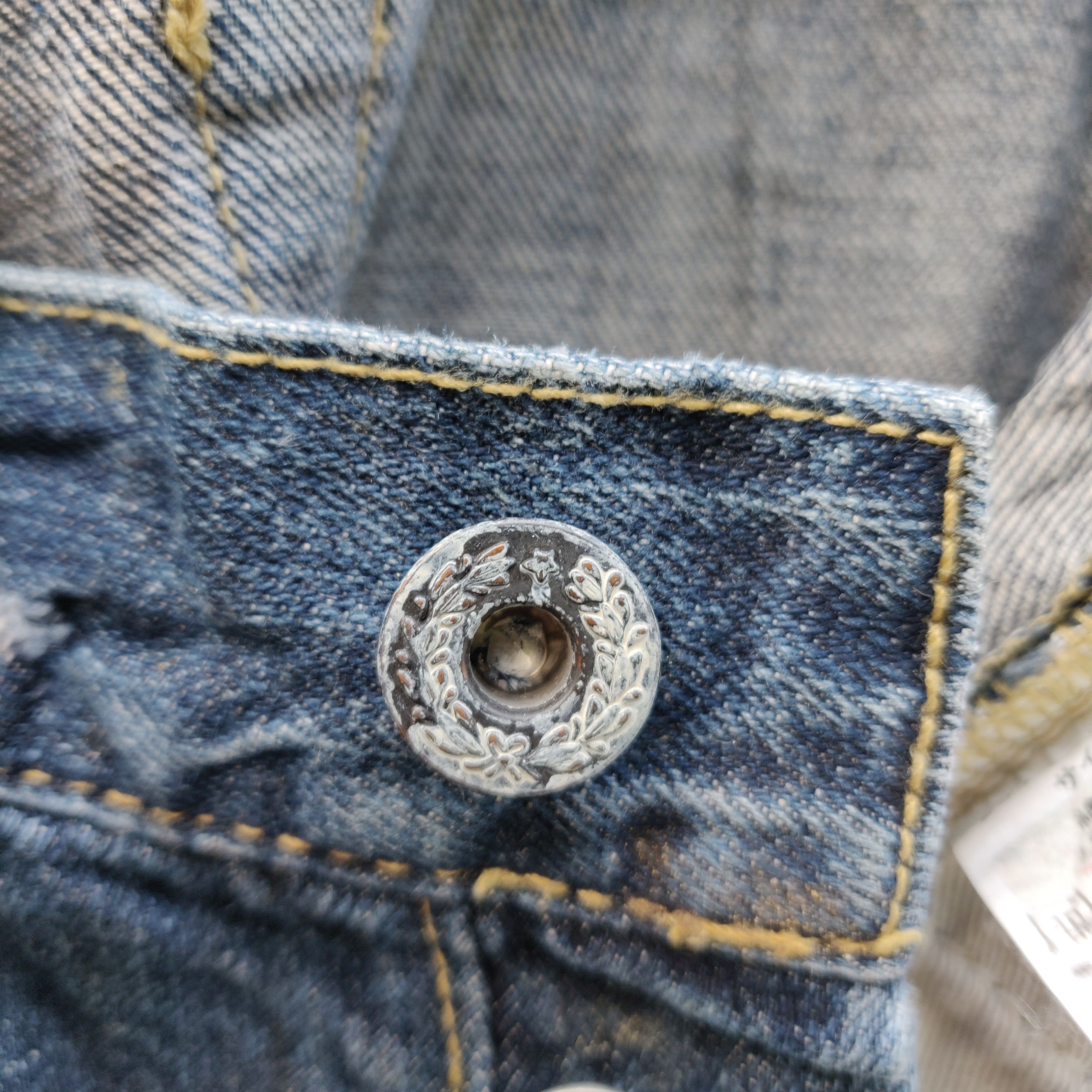 Japanese Brand × Seditionaries Japanese Brand Loud Waltz Number1 Distressed Denim Size US 33 - 12 Thumbnail