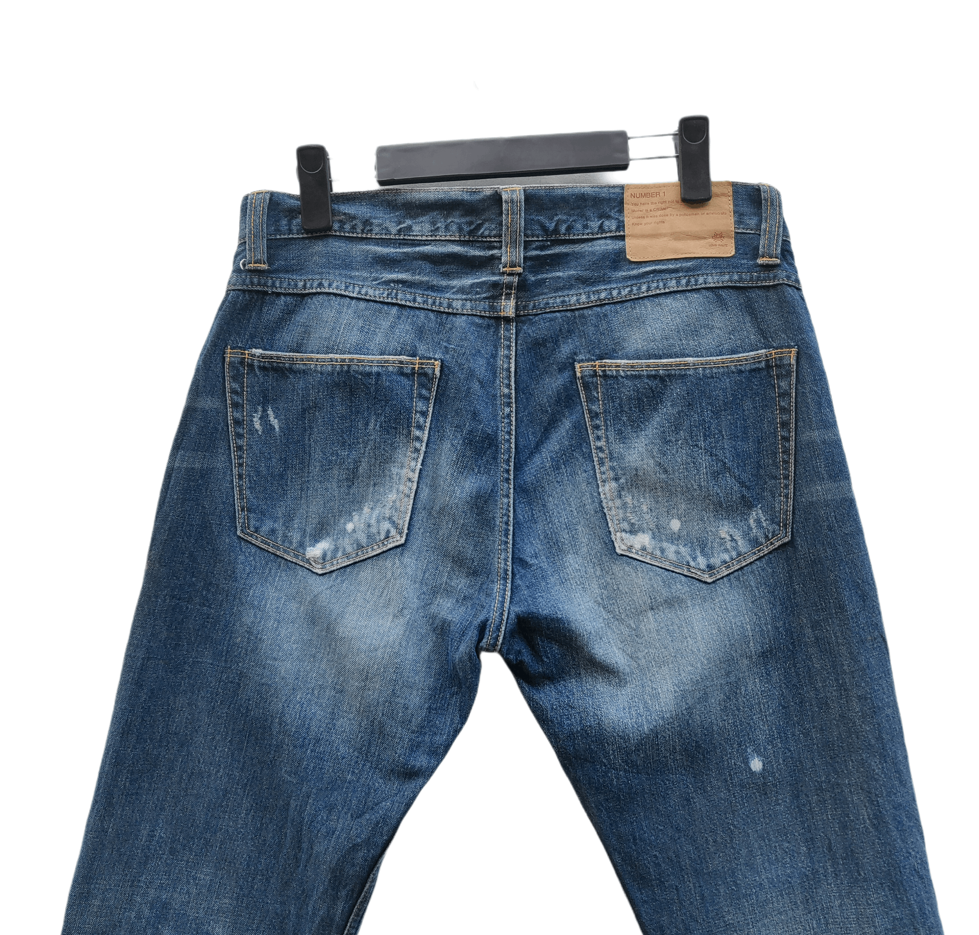 Japanese Brand × Seditionaries Japanese Brand Loud Waltz Number1 Distressed Denim Size US 33 - 8 Thumbnail