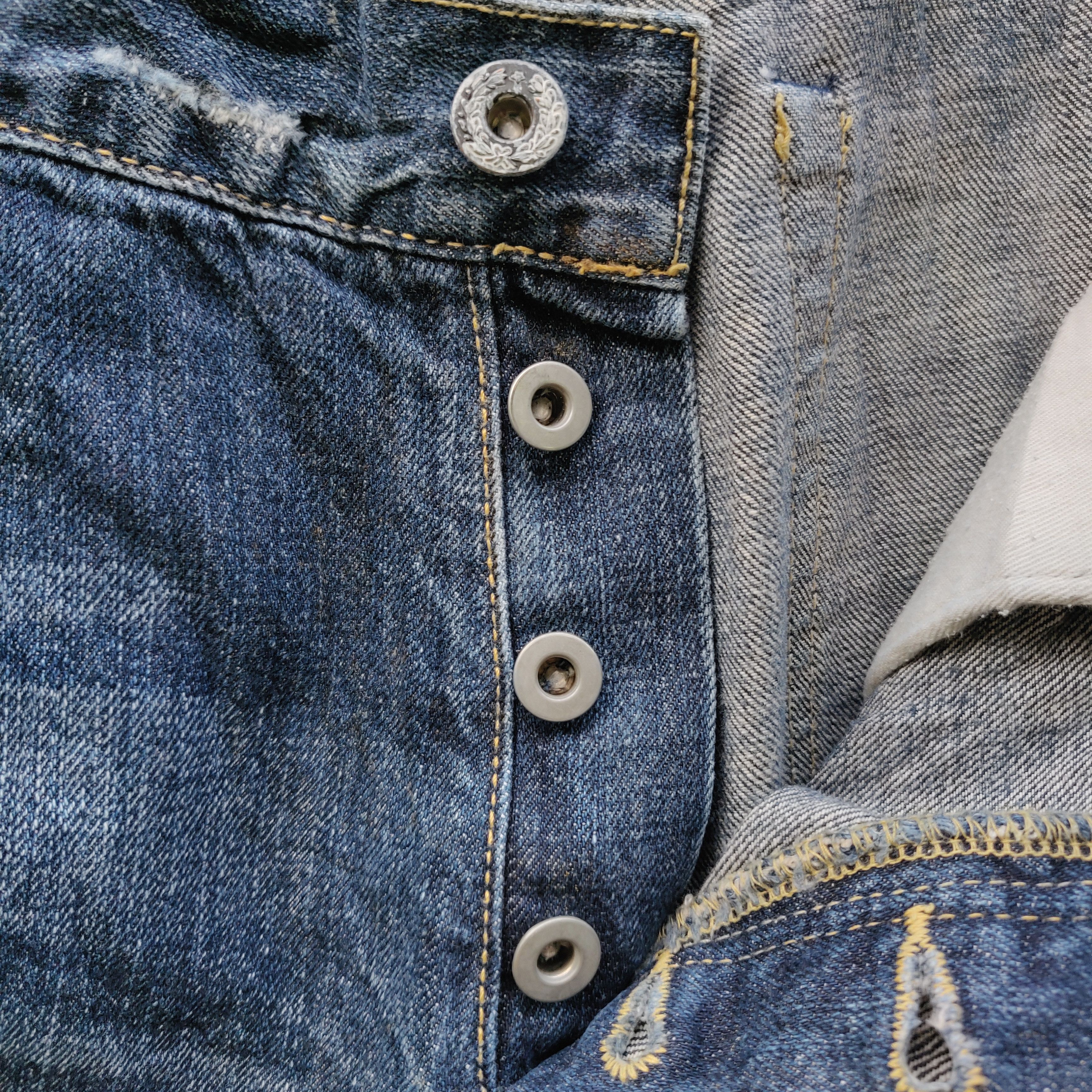 Japanese Brand × Seditionaries Japanese Brand Loud Waltz Number1 Distressed Denim Size US 33 - 14 Thumbnail