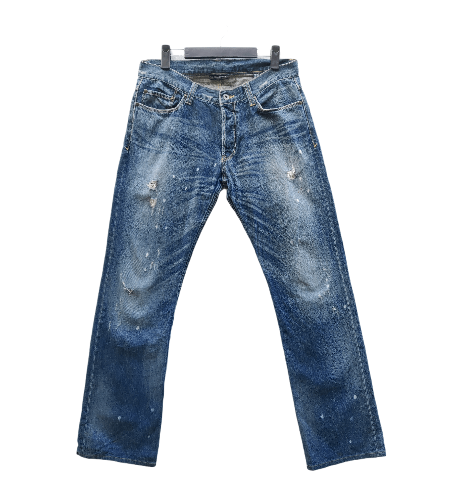 Japanese Brand × Seditionaries Japanese Brand Loud Waltz Number1 Distressed Denim Size US 33 - 1 Thumbnail