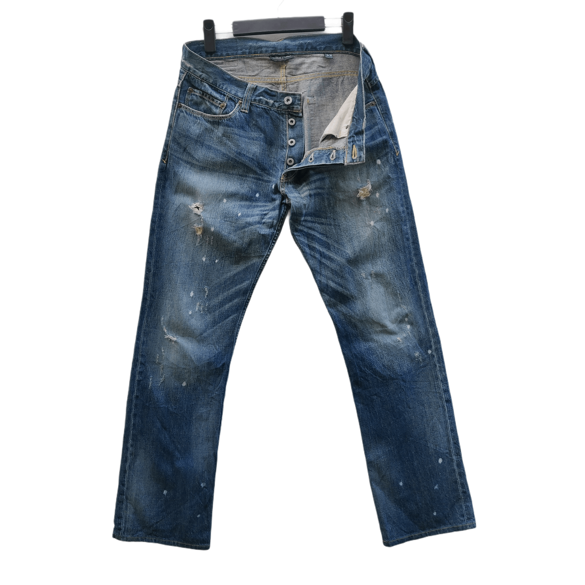 Japanese Brand × Seditionaries Japanese Brand Loud Waltz Number1 Distressed Denim Size US 33 - 7 Thumbnail