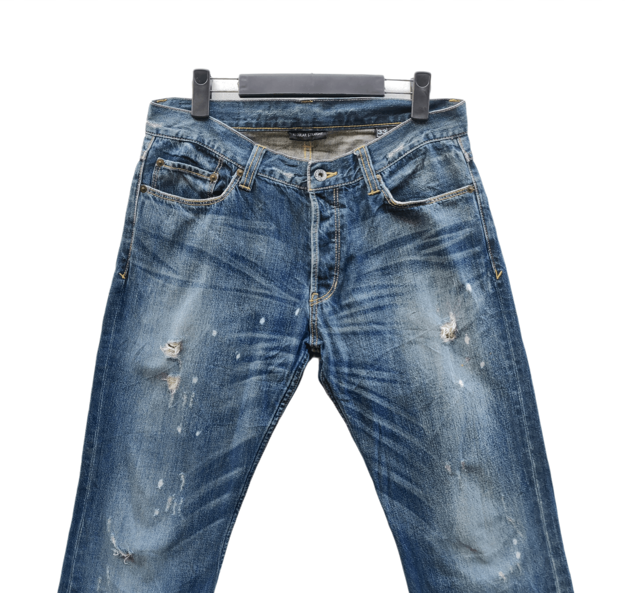 Japanese Brand × Seditionaries Japanese Brand Loud Waltz Number1 Distressed Denim Size US 33 - 2 Thumbnail