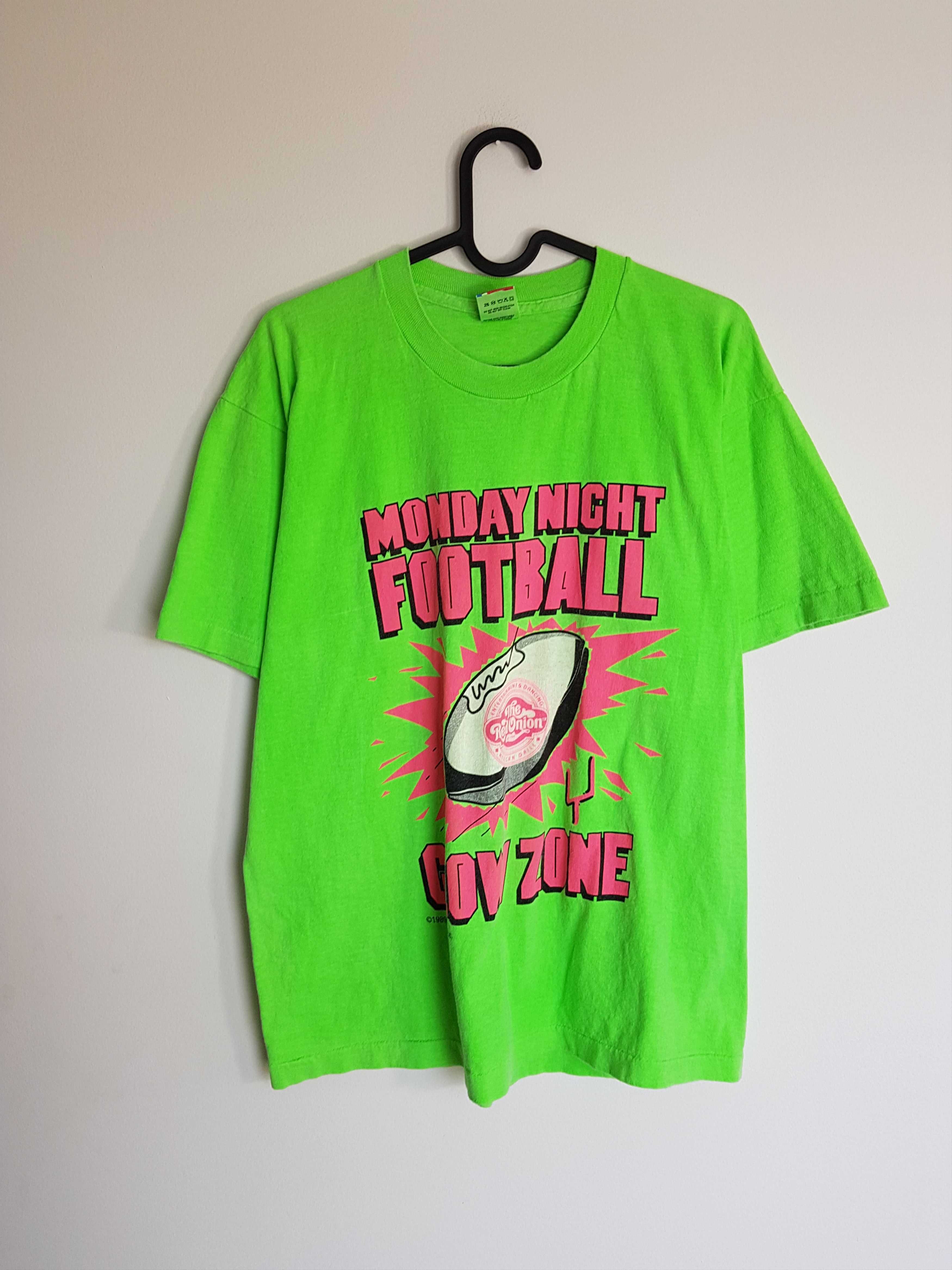 Vintage Vintage 1989 Monday Night Football NFL Single Stitch Size US L / EU 52-54 / 3 - 2 Thumbnail