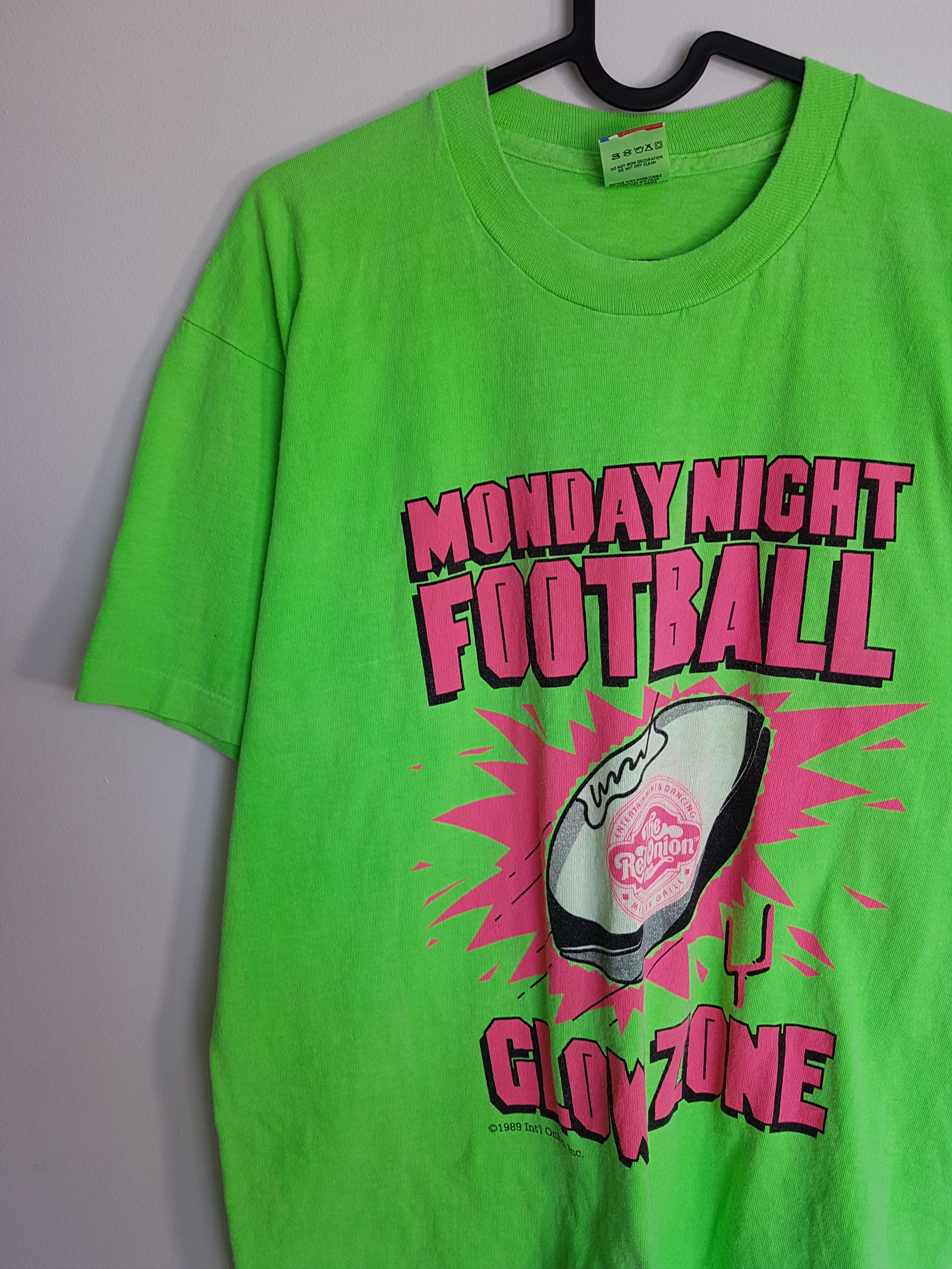 Vintage Vintage 1989 Monday Night Football NFL Single Stitch Size US L / EU 52-54 / 3 - 3 Thumbnail