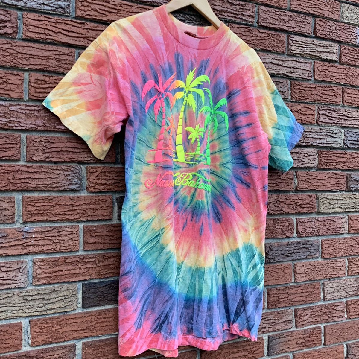 Vintage 1980’s Nassau Bahamas tie dye shirt | Grailed