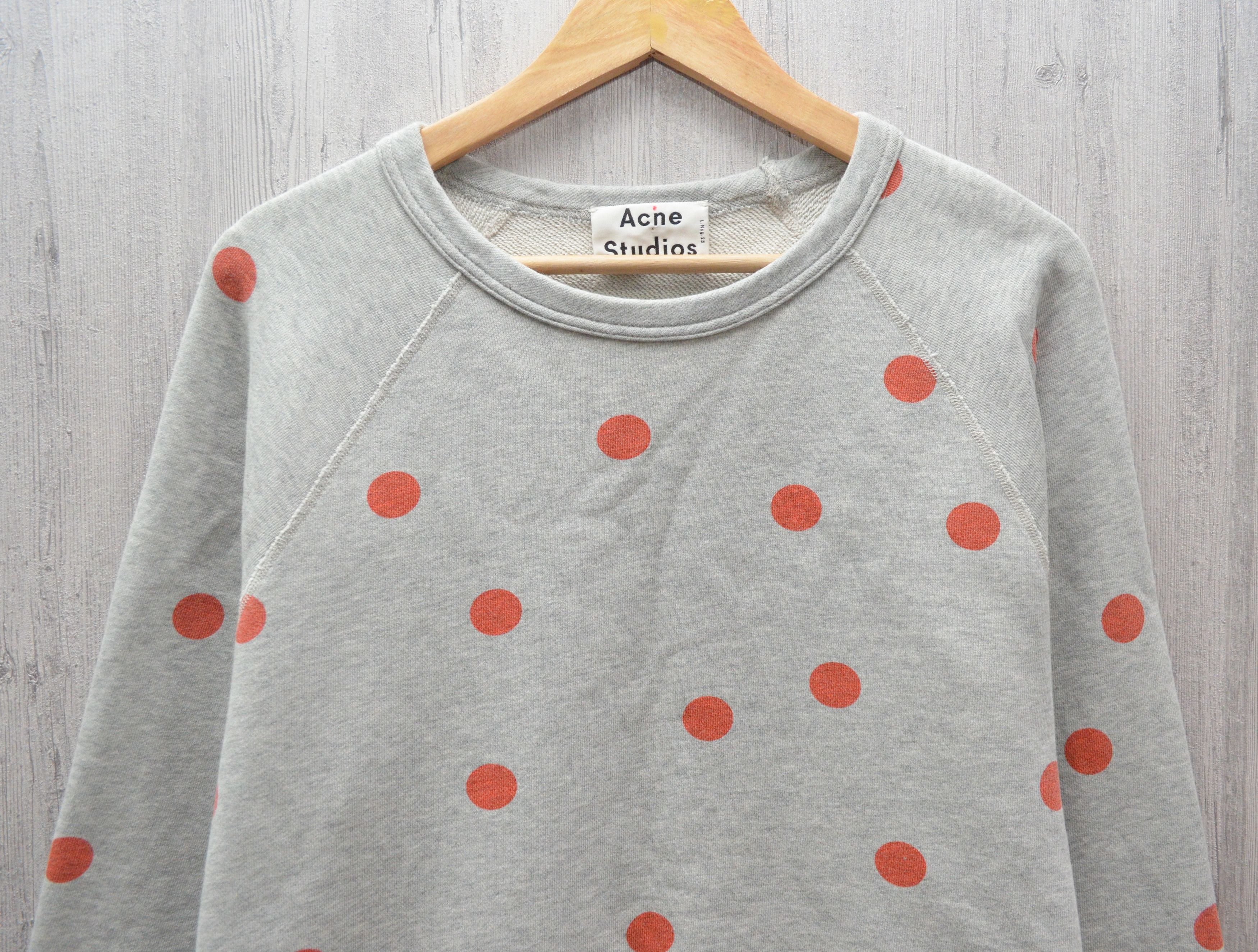 Acne Studios Acne Studios Polka Dots Sweatshirt Size S RARE Size US S / EU 44-46 / 1 - 2 Thumbnail