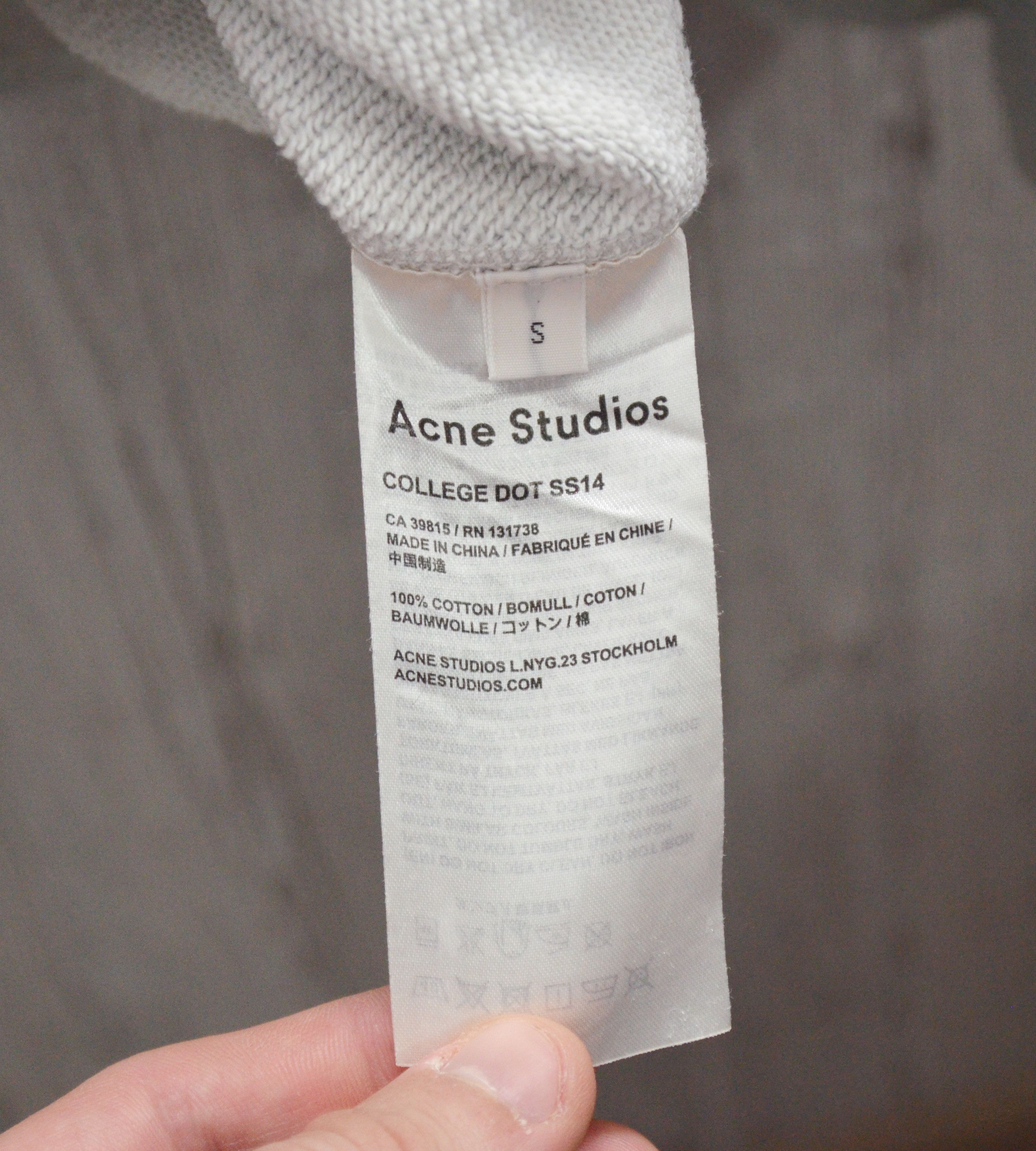 Acne Studios Acne Studios Polka Dots Sweatshirt Size S RARE Size US S / EU 44-46 / 1 - 7 Thumbnail