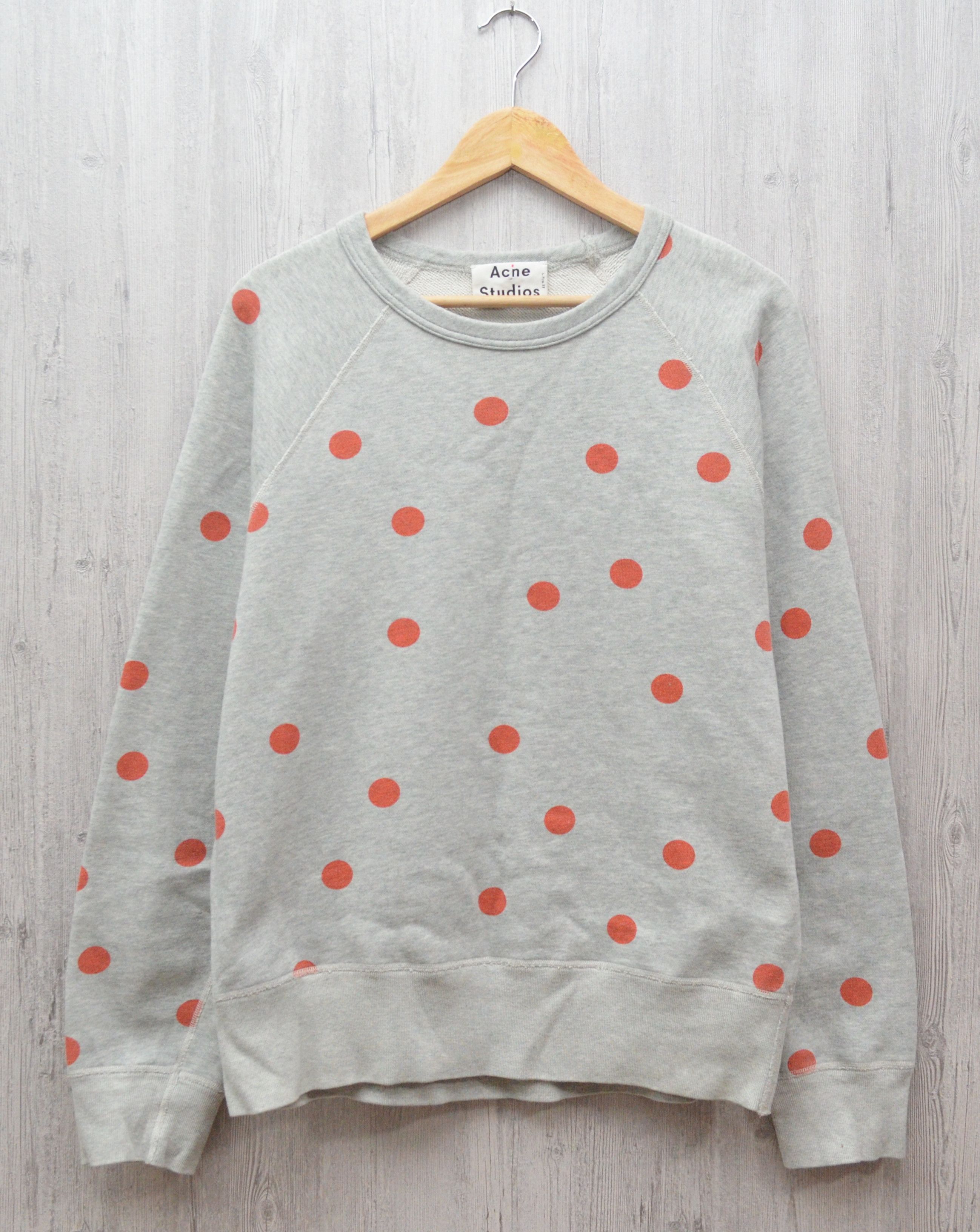 Acne Studios Acne Studios Polka Dots Sweatshirt Size S RARE Size US S / EU 44-46 / 1 - 1 Thumbnail