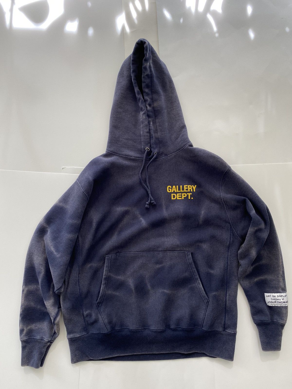 Gallery Dept. Sun Faded Black Hoodie | Grailed