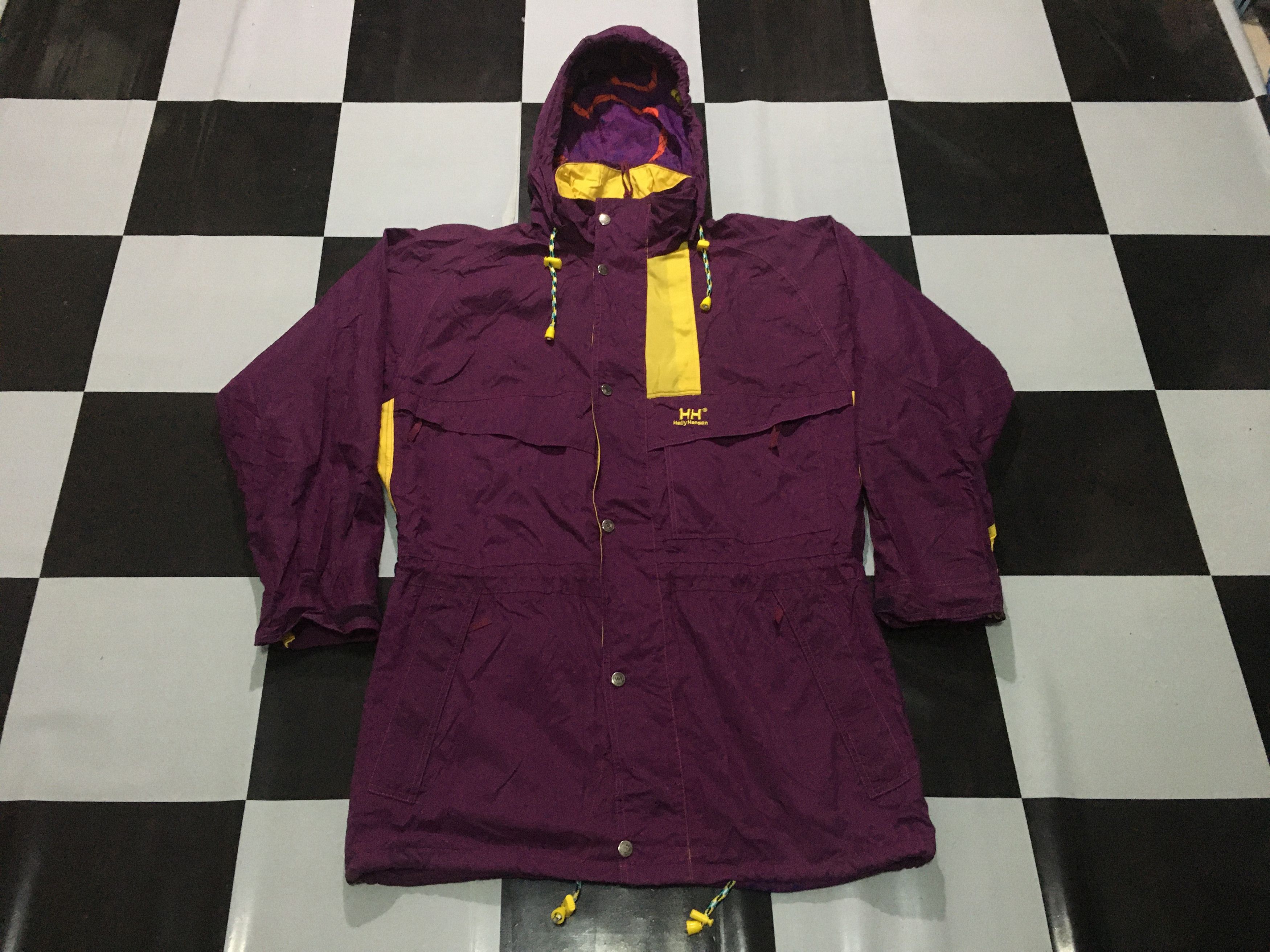 Helly Hansen Vintage Helly hansen tech jacket hooded windbreaker parka Size US XL / EU 56 / 4 - 2 Thumbnail