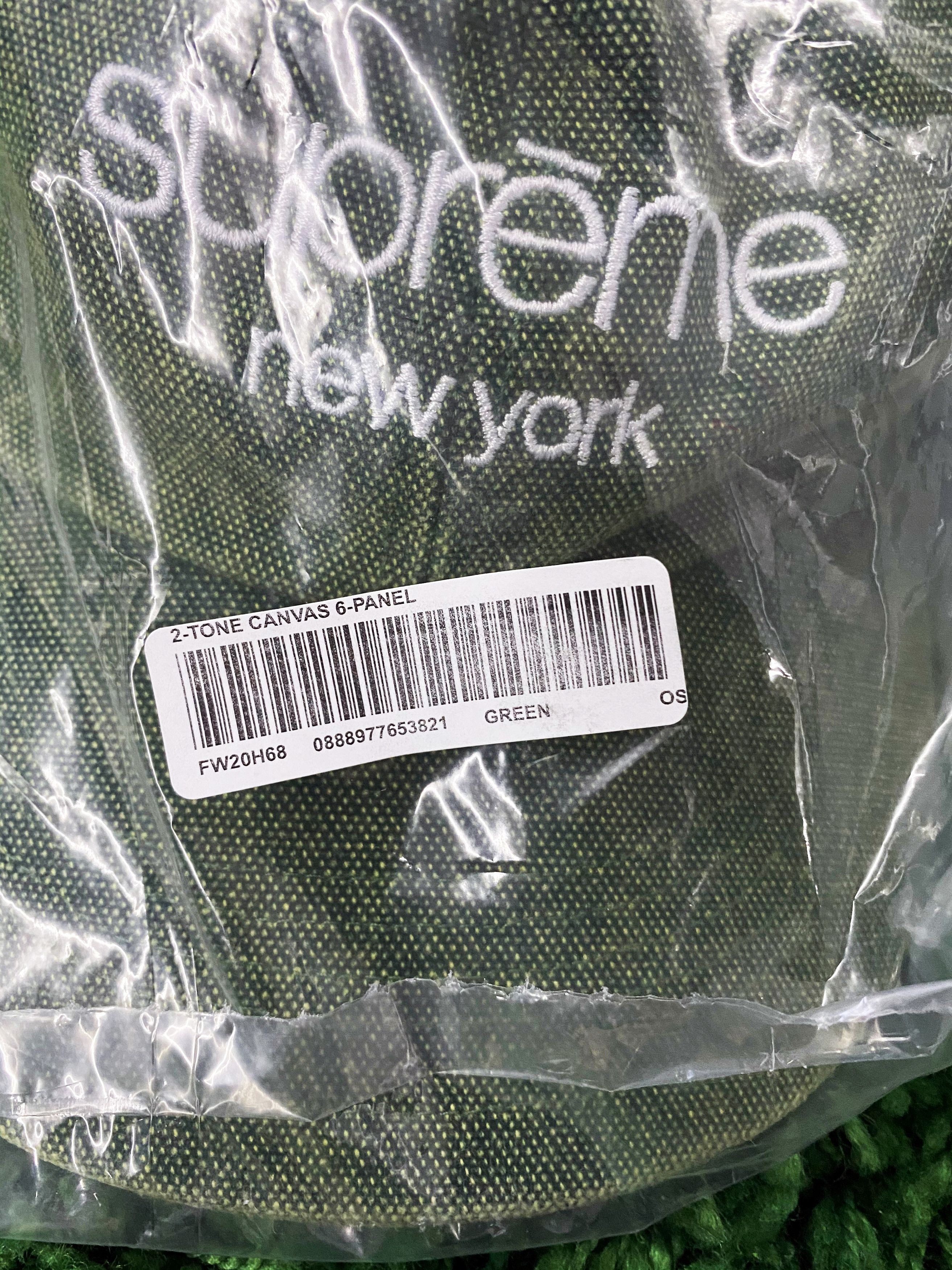 Supreme Supreme 2-Tone Canvas 6-Panel - Green Size ONE SIZE - 3 Thumbnail