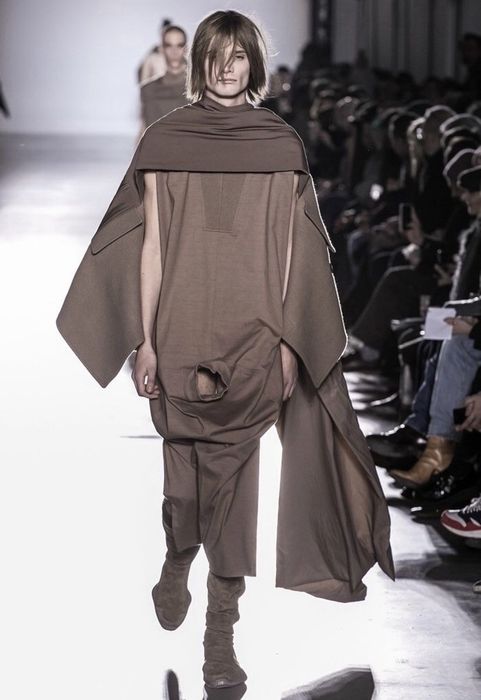 Rick Owens FW15 ‘SPHINX’ LOOK 26 WORN ON THE RUNWAY DICK DRESS | Grailed