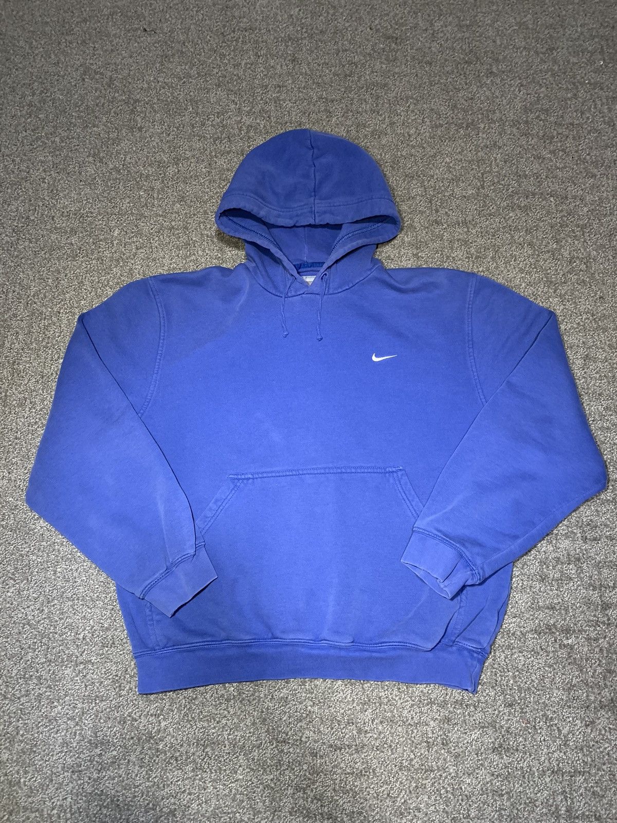 Nike × Vintage Vintage Nike Embroidered Swoosh Hoodie Size US M / EU 48-50 / 2 - 1 Thumbnail