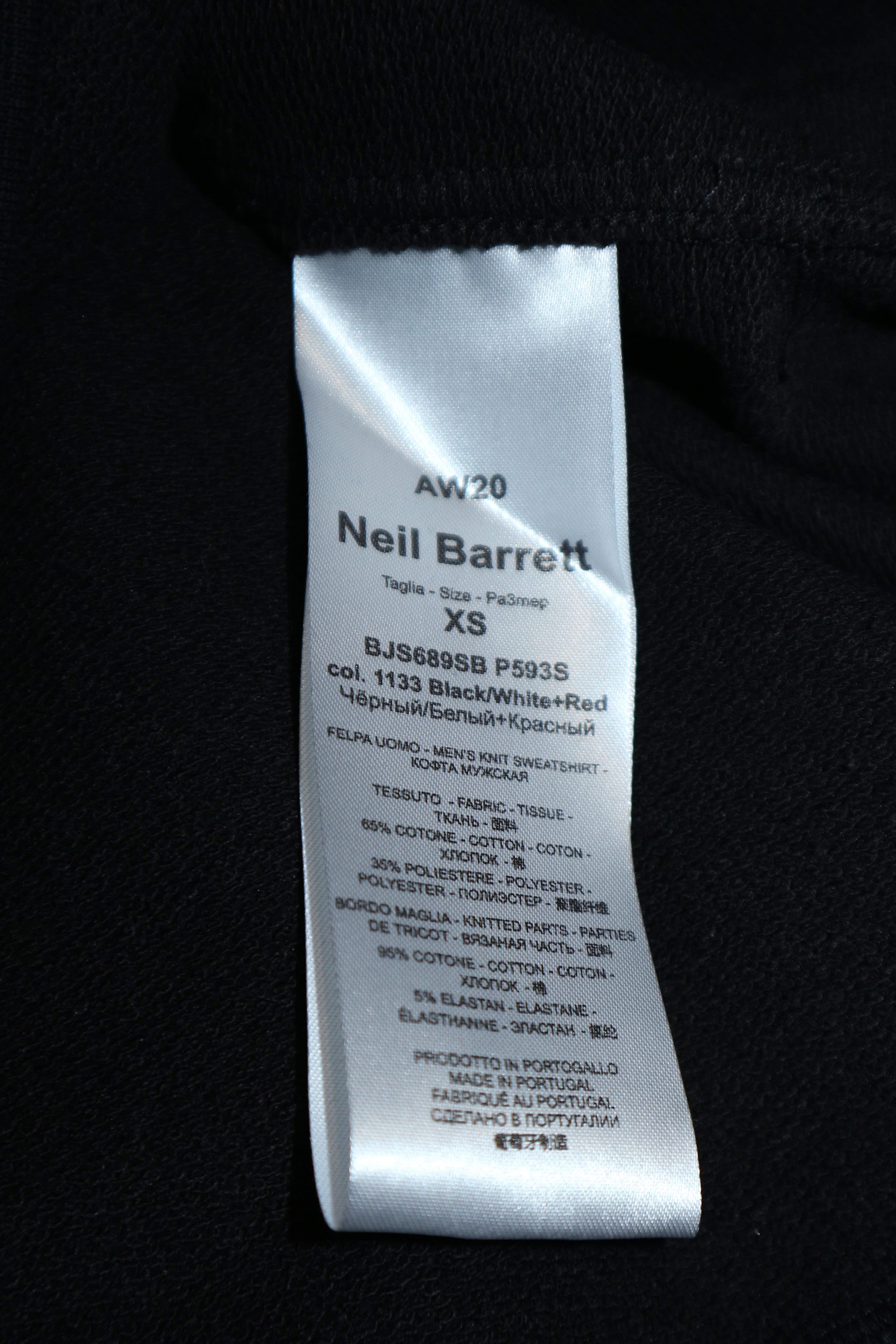 Neil Barrett Handmade painted star sweatshirt Size US XS / EU 42 / 0 - 12 Thumbnail