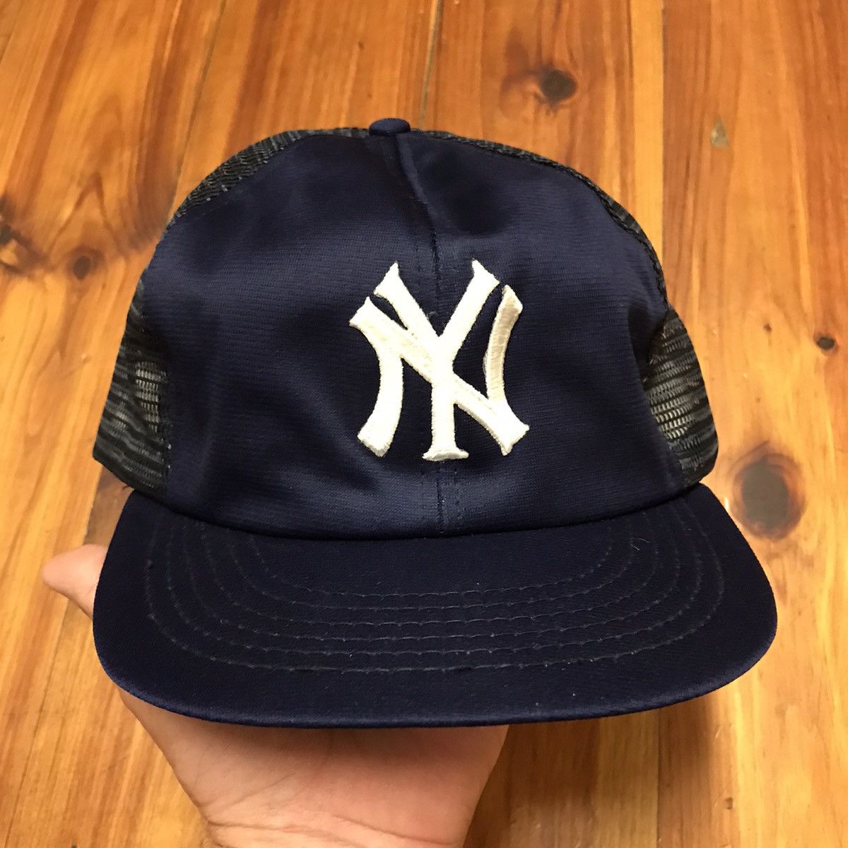 帽子 NY Yankees ANNCO Trucker Hat 80s 90s New York Yankees × Vintage DS 80s 90s Annco SnapBack New York