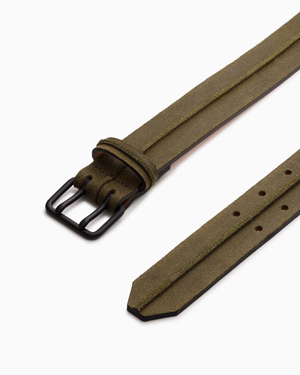Rag & Bone Rag & Bone Belt Olive Ace Belt 30 NWT [Made in England] Size 30 - 2 Thumbnail