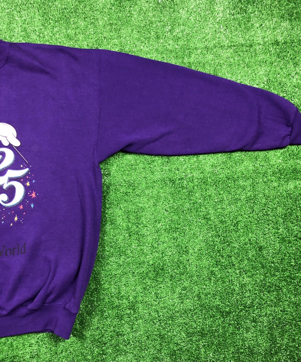 Disney Vintage Disney 25 Years Mickey Crewneck Sweatshirt Purple Size US XL / EU 56 / 4 - 5 Thumbnail