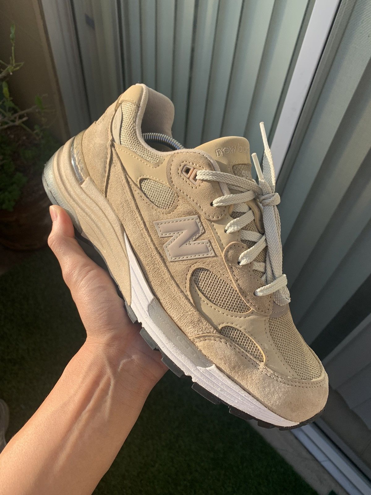 Made In Usa × New Balance 🔥 New Balance 992 tan / beige