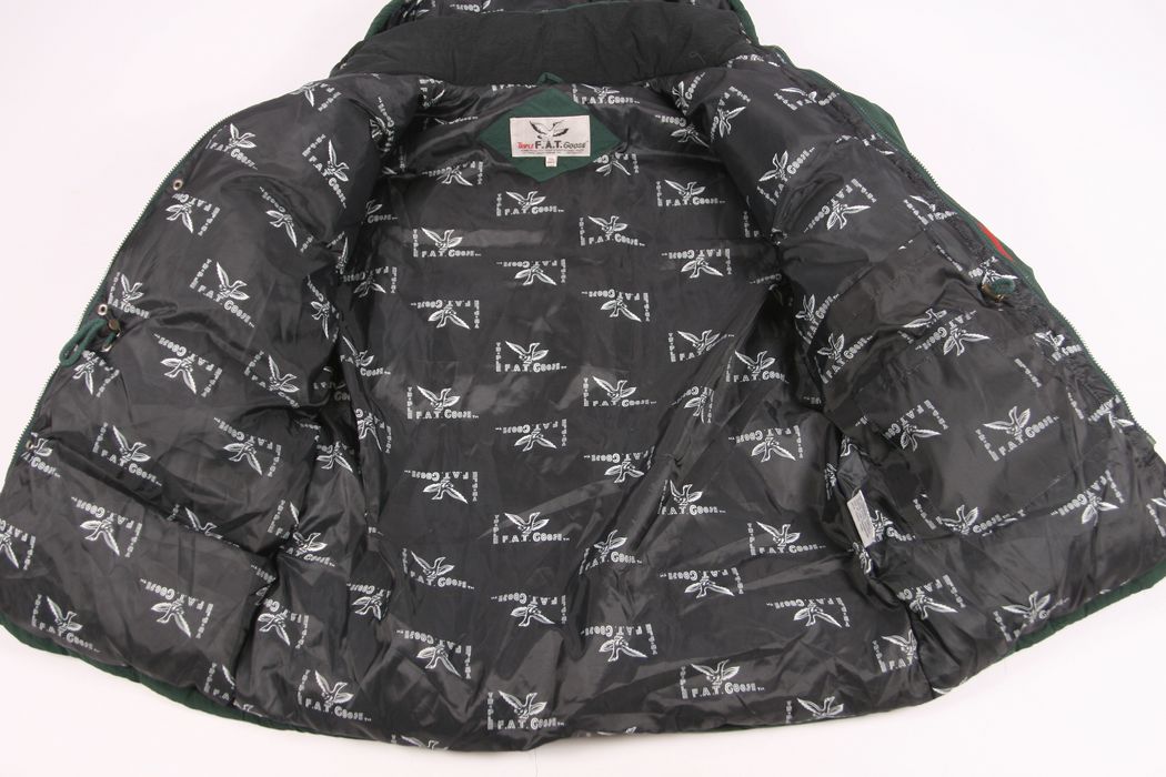 Vintage Triple FAT Goose 90s Duck Down Nylon Multipocket Jacket | Grailed