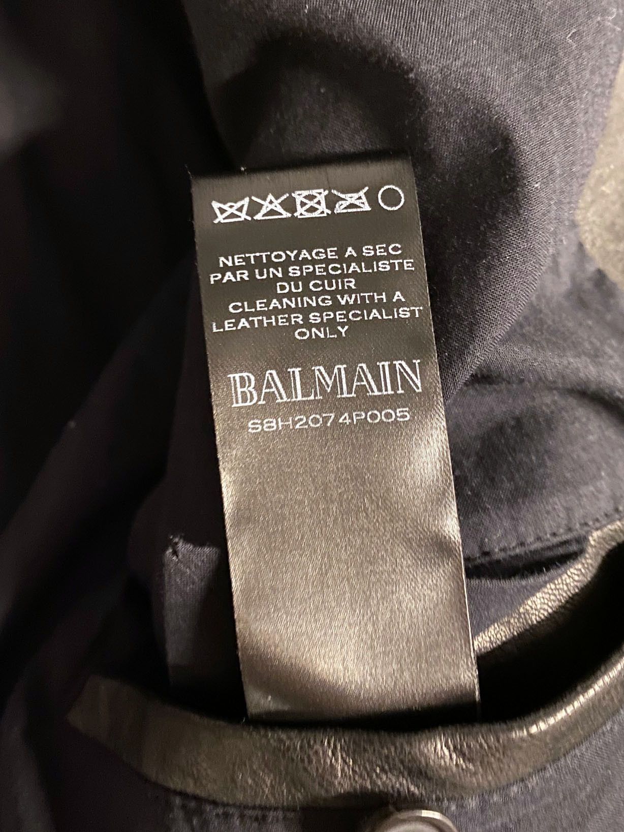 Balmain Balmain colour-block hooded biker jacket Size US M / EU 48-50 / 2 - 8 Thumbnail