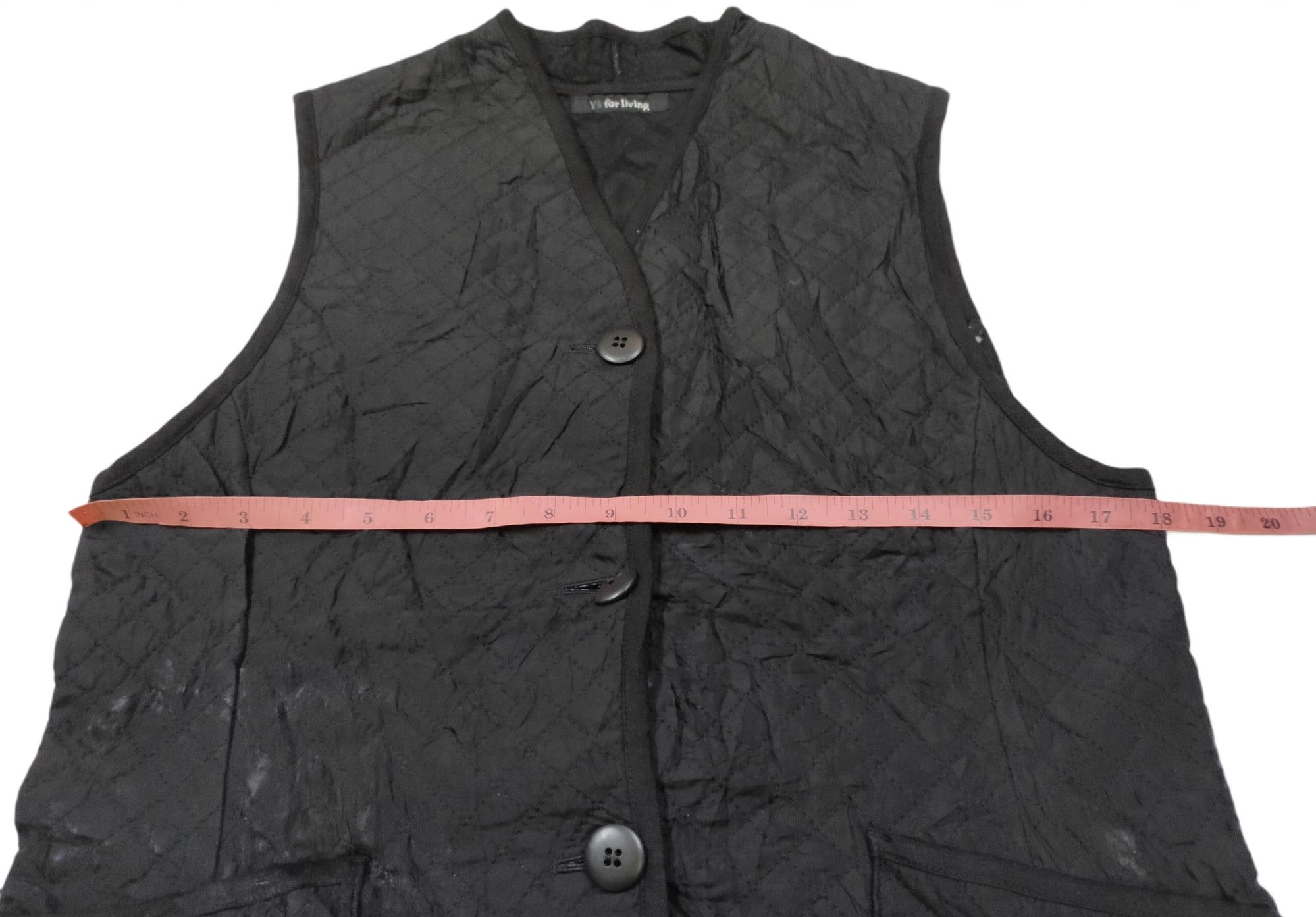Yohji Yamamoto Y's For Living Yohji Yamamoto Quilted Vest Size S / US 4 / IT 40 - 7 Thumbnail