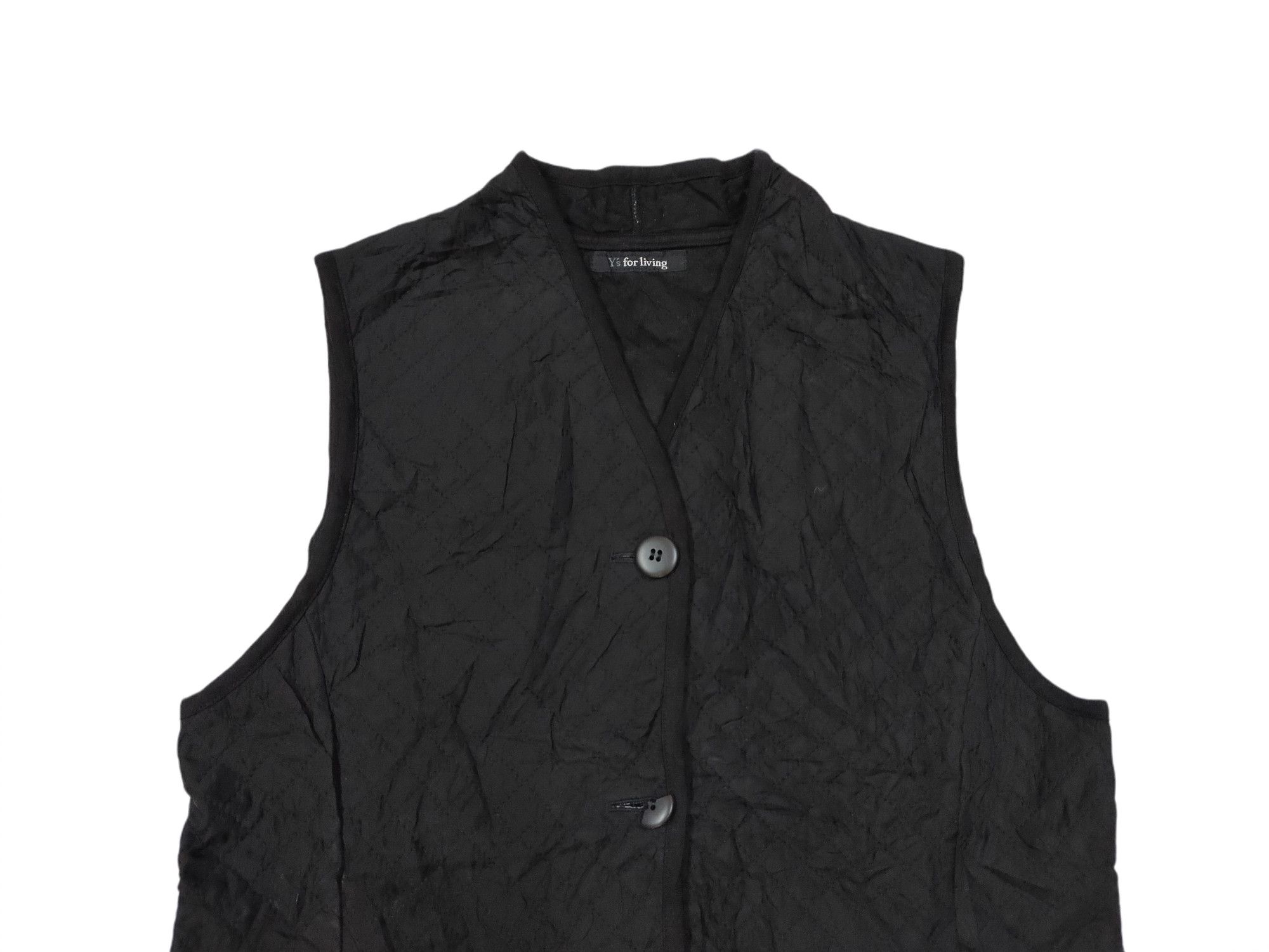 Yohji Yamamoto Y's For Living Yohji Yamamoto Quilted Vest Size S / US 4 / IT 40 - 2 Thumbnail