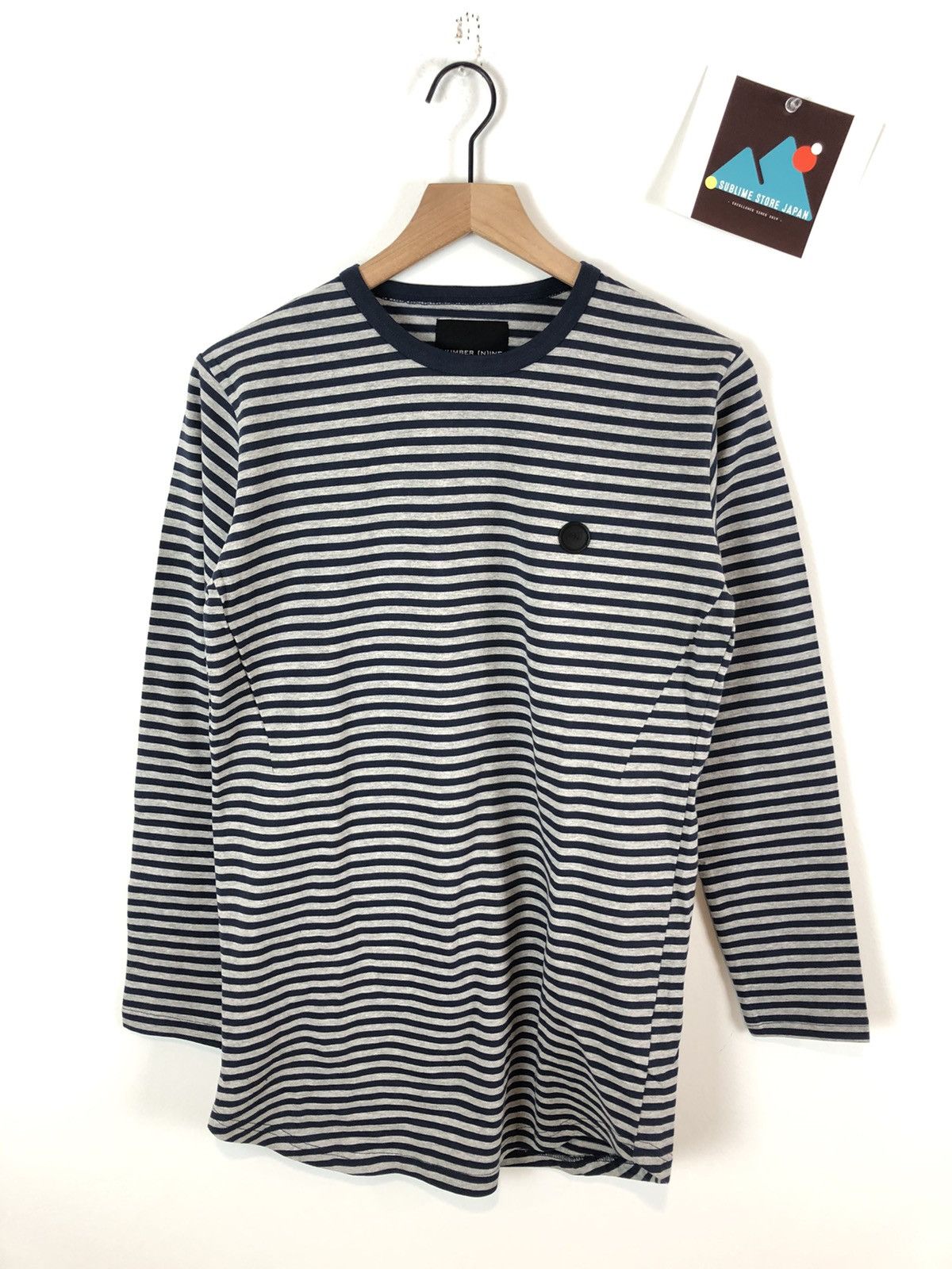 Number (N)ine Number Nine Stripes Long Sleeve T-Shirt | Grailed