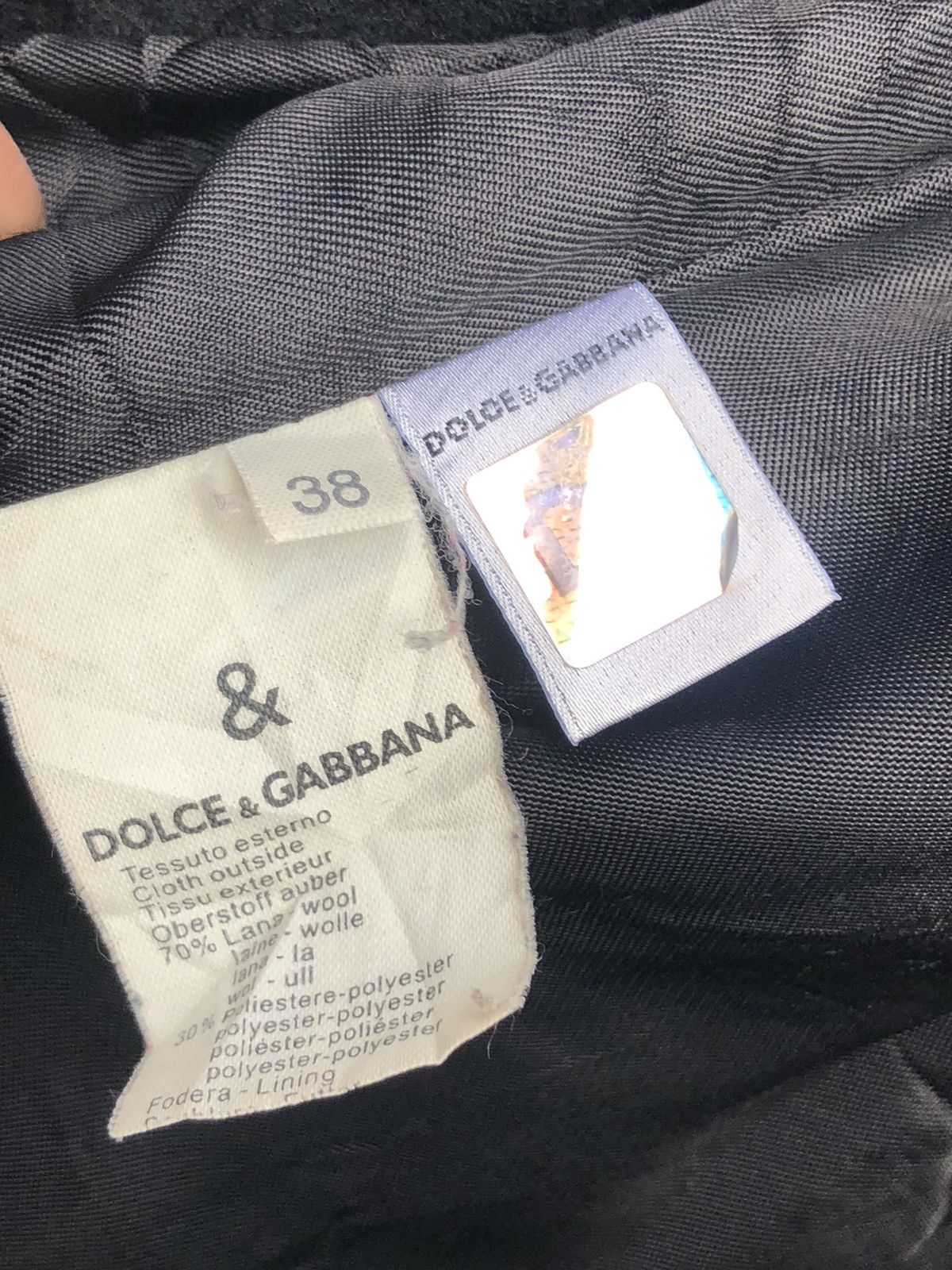 Designer × Dolce & Gabbana × Vintage DOLCE & GABBANA JACKET NO BUTTON Size US S / EU 44-46 / 1 - 9 Thumbnail