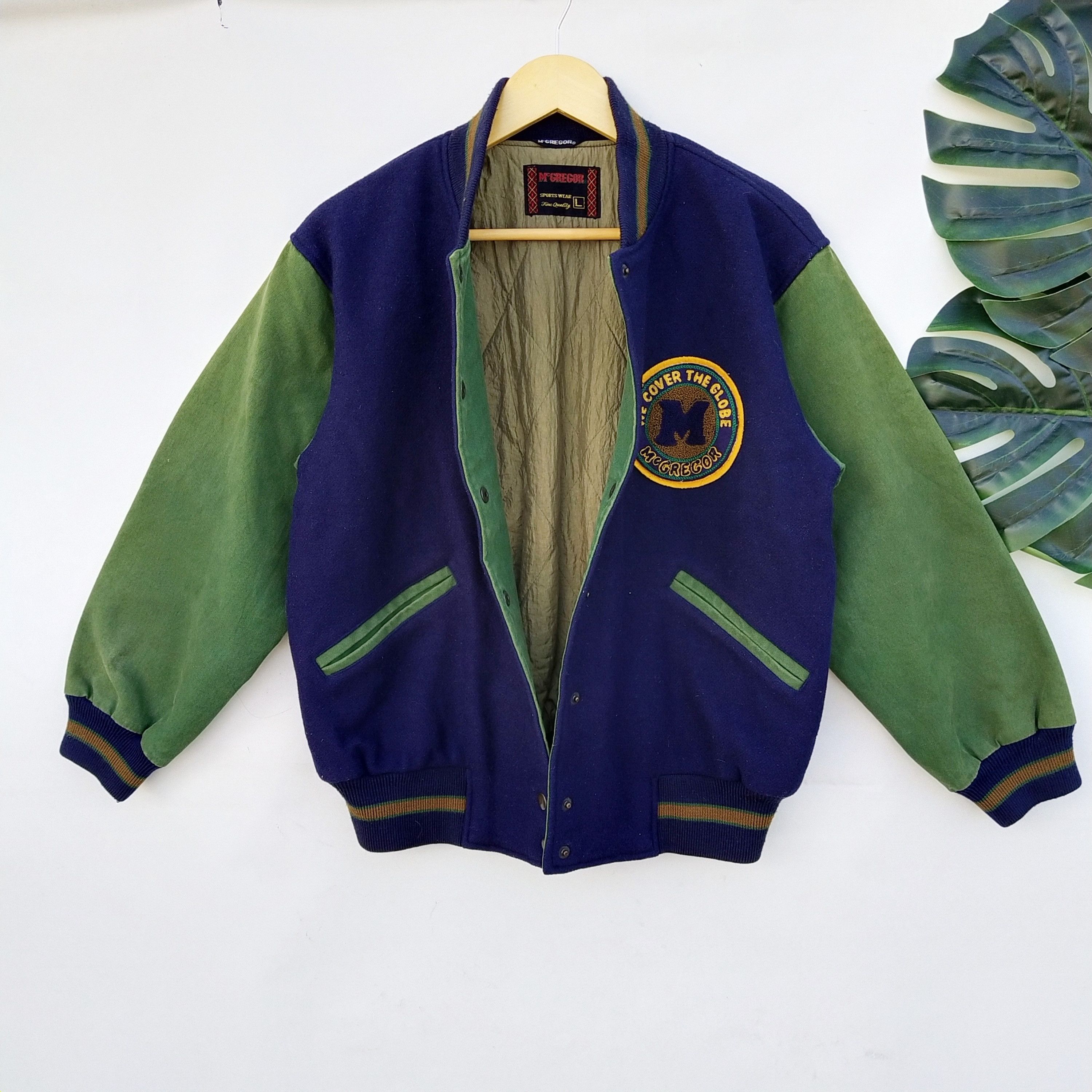 McGregor × Vintage Vintage Mcgregor Varsity Jacket Size US L / EU 52-54 / 3 - 3 Thumbnail