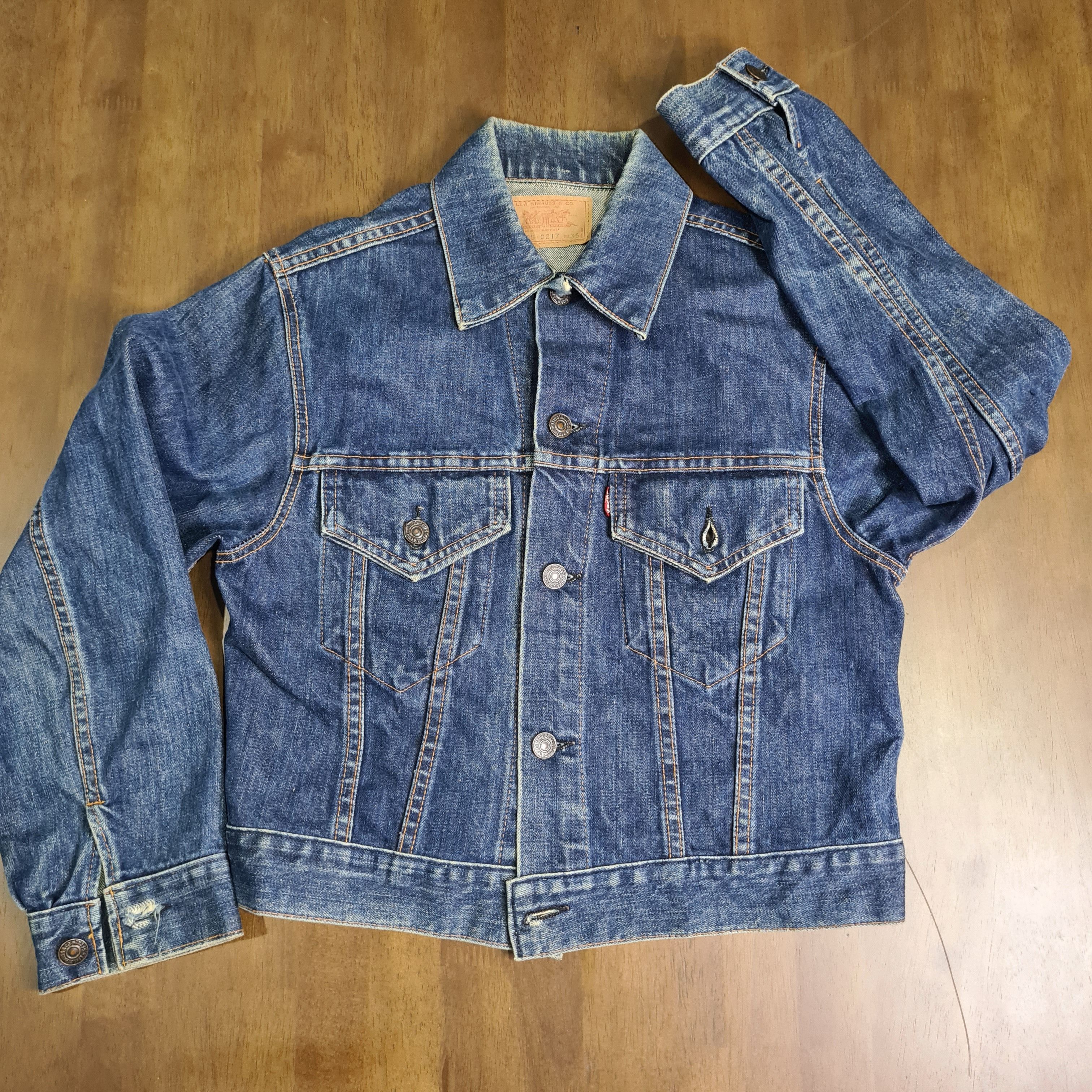 Levi's × Vintage vintage 70s levis big e trucker jacket Size US S / EU 44-46 / 1 - 5 Thumbnail