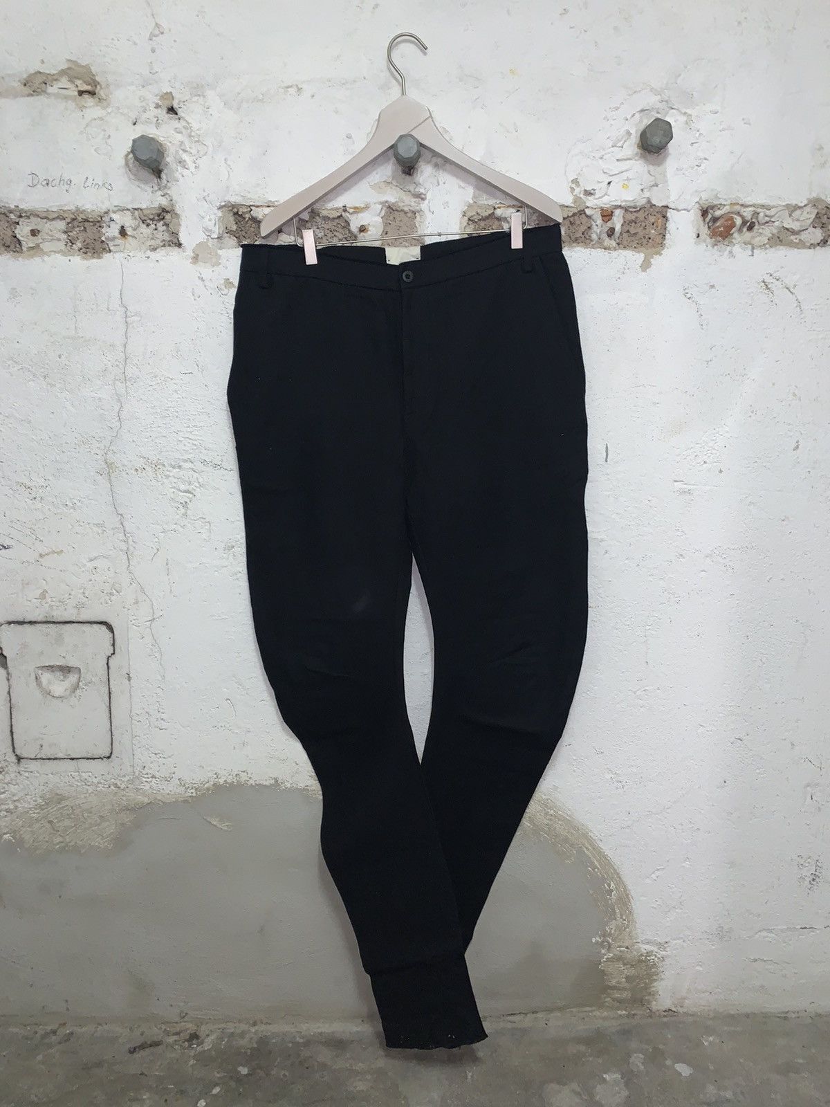 image of Lost Found Ria Dunn Cotton Pant in Black, Men's (Size 34)