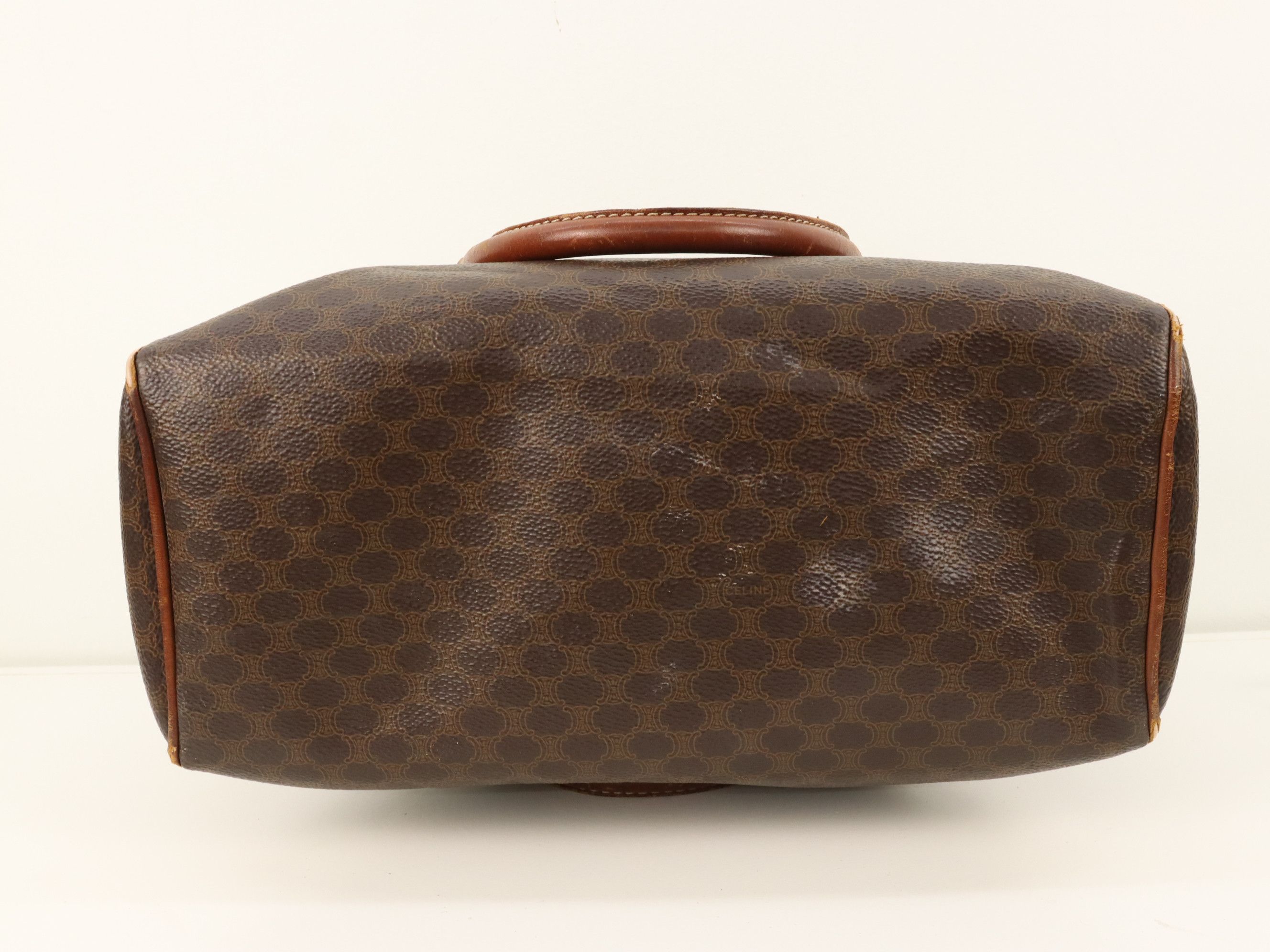 Celine Vtg 90's Macadam Celine Paris Mini Boston Ladies Handbag Size ONE SIZE - 17 Thumbnail