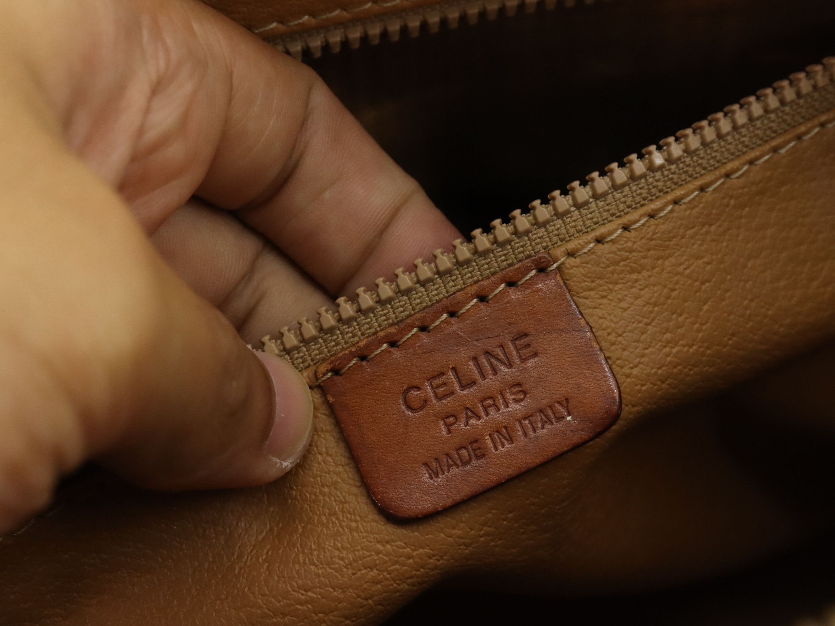 Celine Vtg 90's Macadam Celine Paris Mini Boston Ladies Handbag Size ONE SIZE - 22 Thumbnail