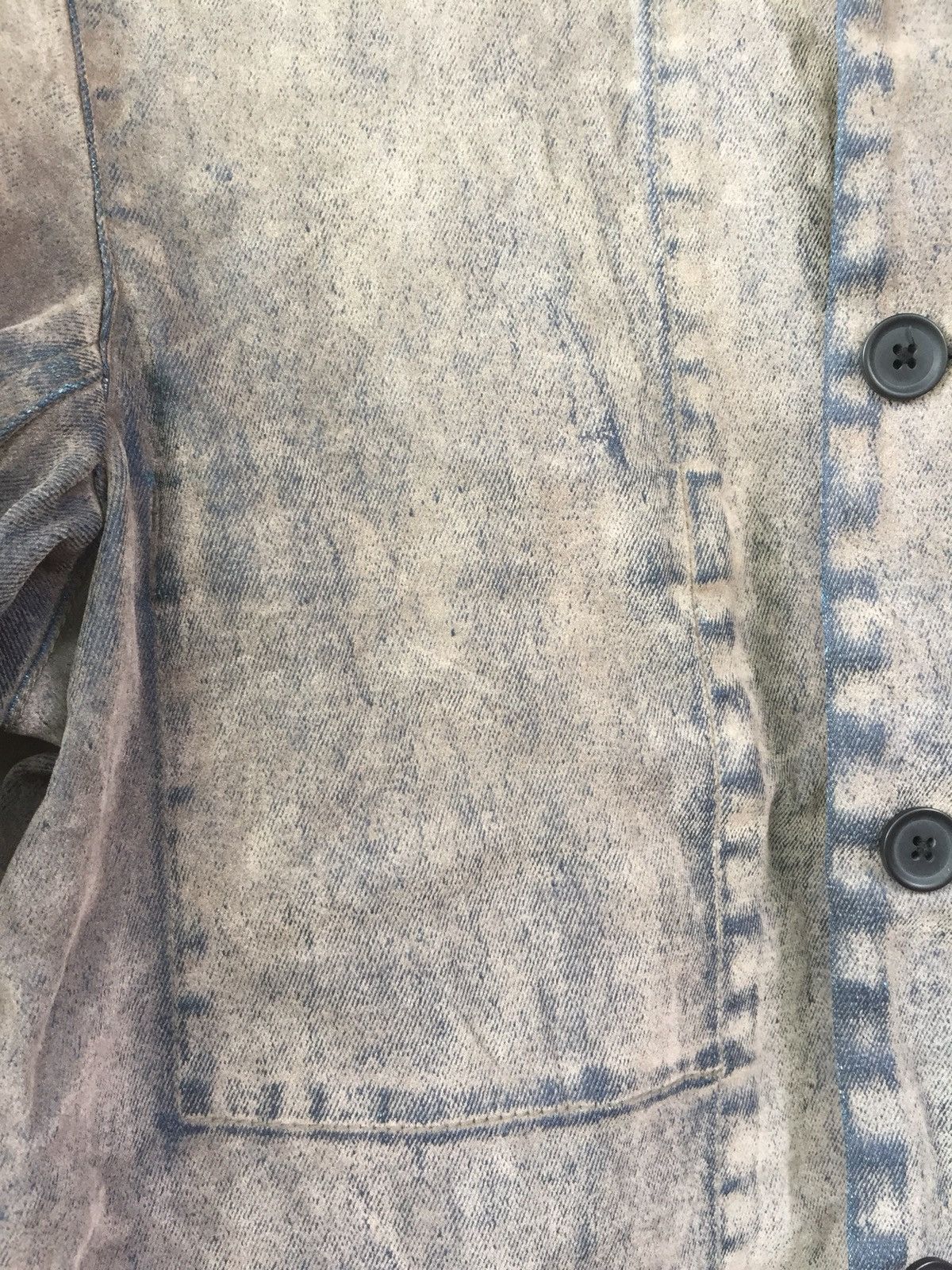 Japanese Brand × Kansai Yamamoto × Vintage Kansai Jeans Snow Wash Jacket Size US M / EU 48-50 / 2 - 5 Thumbnail