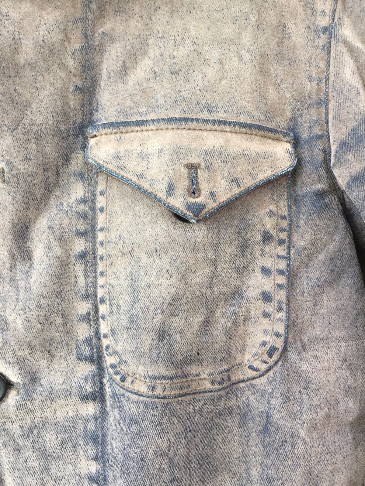 Japanese Brand × Kansai Yamamoto × Vintage Kansai Jeans Snow Wash Jacket Size US M / EU 48-50 / 2 - 4 Thumbnail