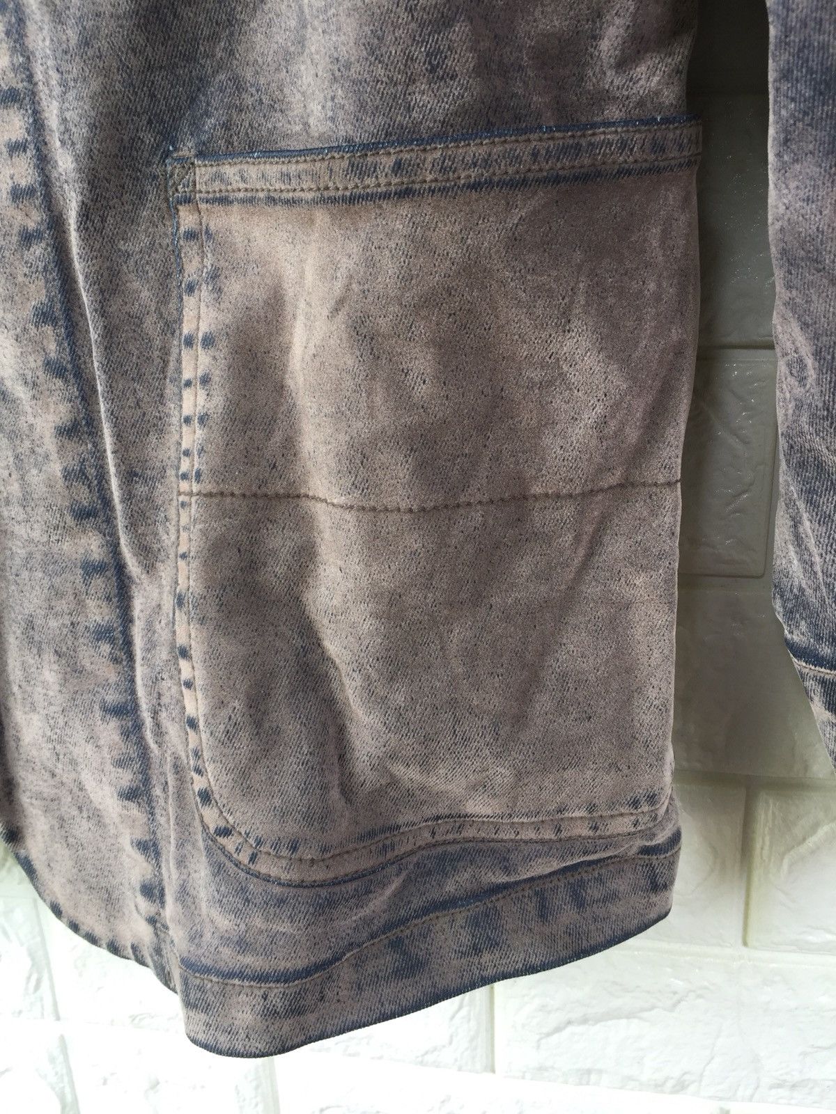 Japanese Brand × Kansai Yamamoto × Vintage Kansai Jeans Snow Wash Jacket Size US M / EU 48-50 / 2 - 7 Thumbnail