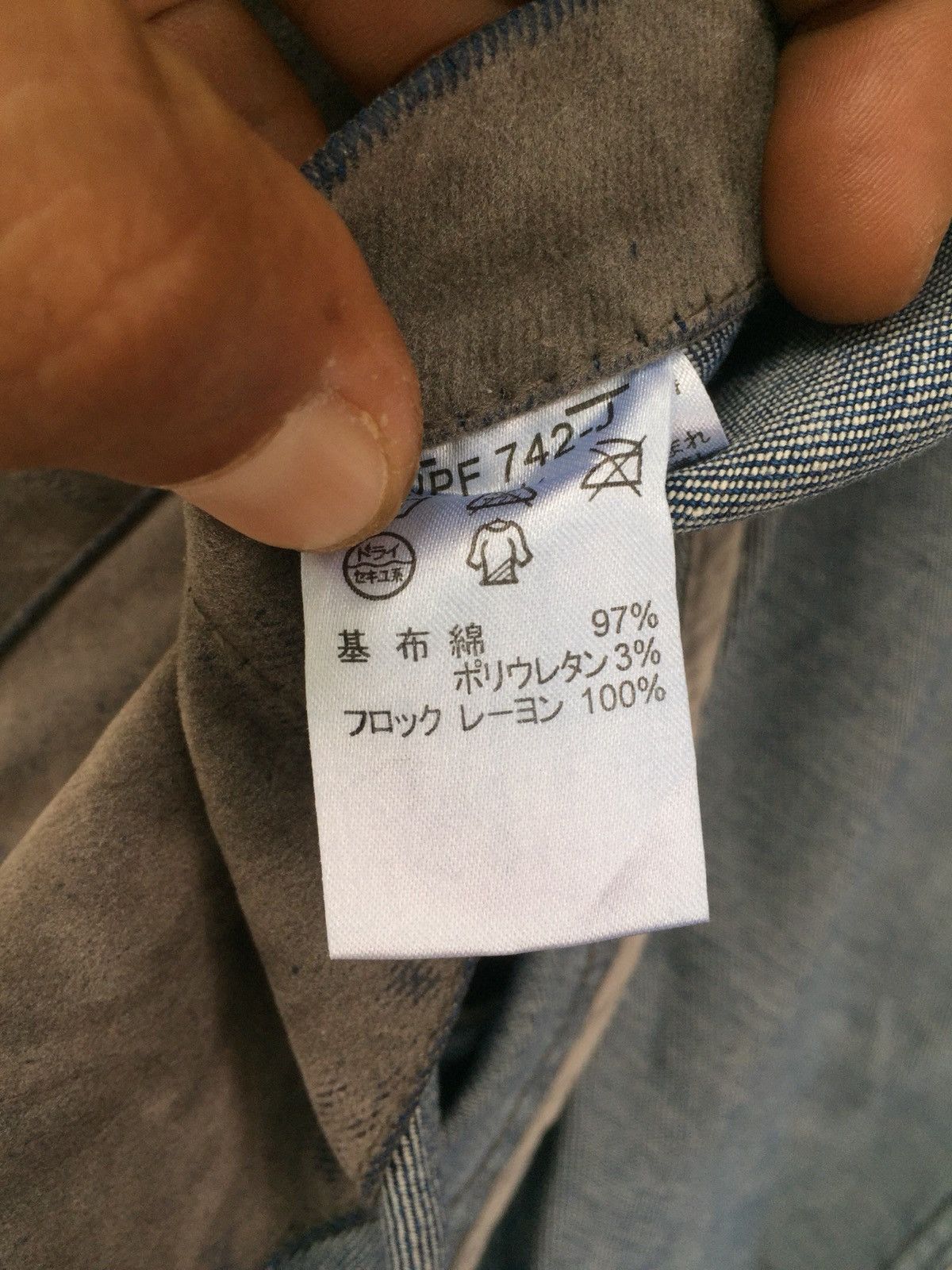 Japanese Brand × Kansai Yamamoto × Vintage Kansai Jeans Snow Wash Jacket Size US M / EU 48-50 / 2 - 14 Thumbnail