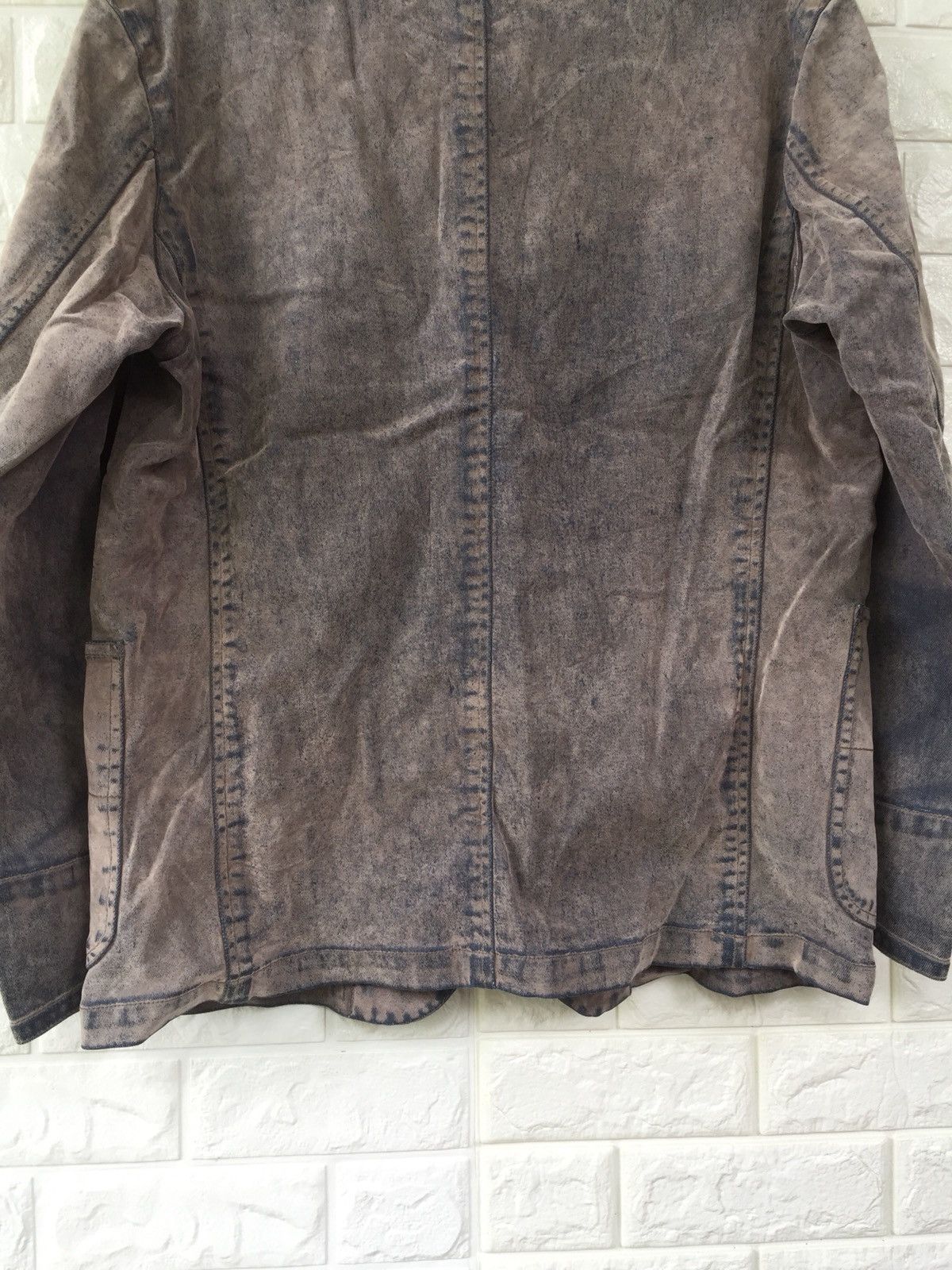 Japanese Brand × Kansai Yamamoto × Vintage Kansai Jeans Snow Wash Jacket Size US M / EU 48-50 / 2 - 10 Thumbnail