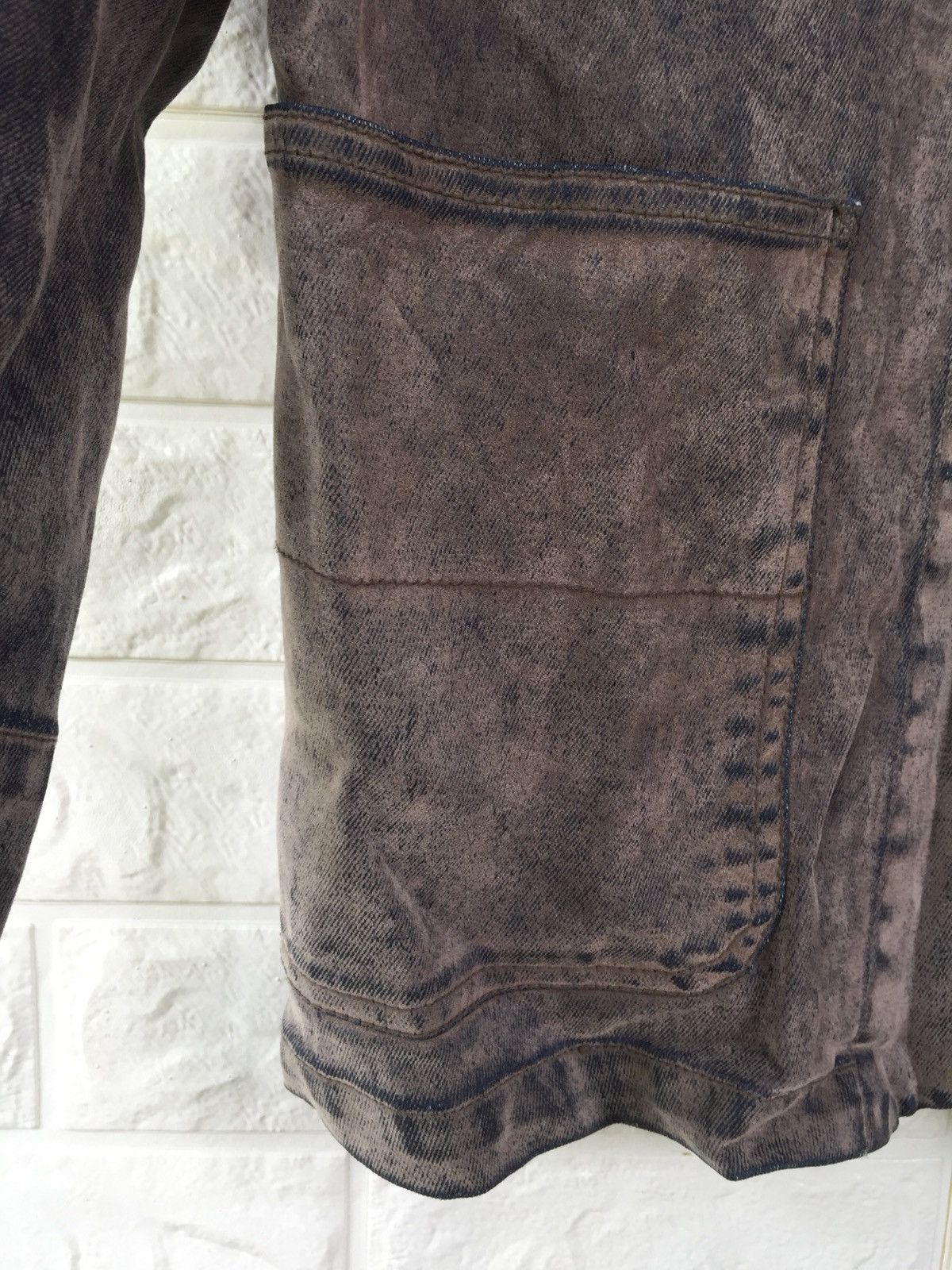 Japanese Brand × Kansai Yamamoto × Vintage Kansai Jeans Snow Wash Jacket Size US M / EU 48-50 / 2 - 6 Thumbnail