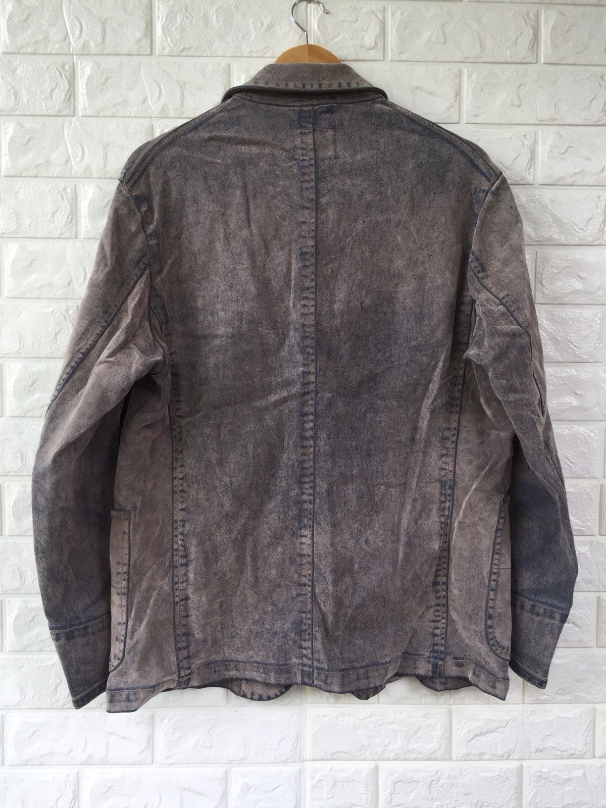 Japanese Brand × Kansai Yamamoto × Vintage Kansai Jeans Snow Wash Jacket Size US M / EU 48-50 / 2 - 8 Thumbnail